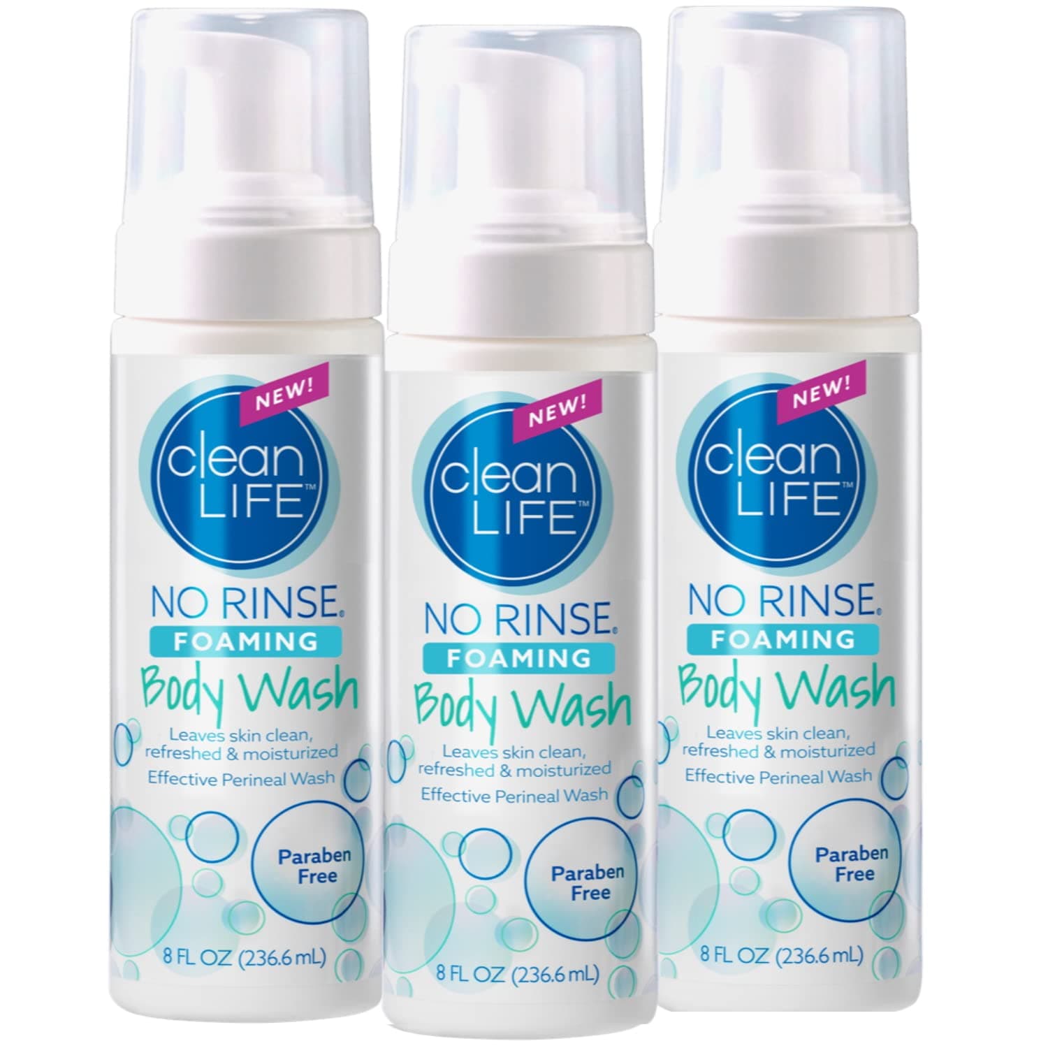 No-Rinse Foaming Body Wash