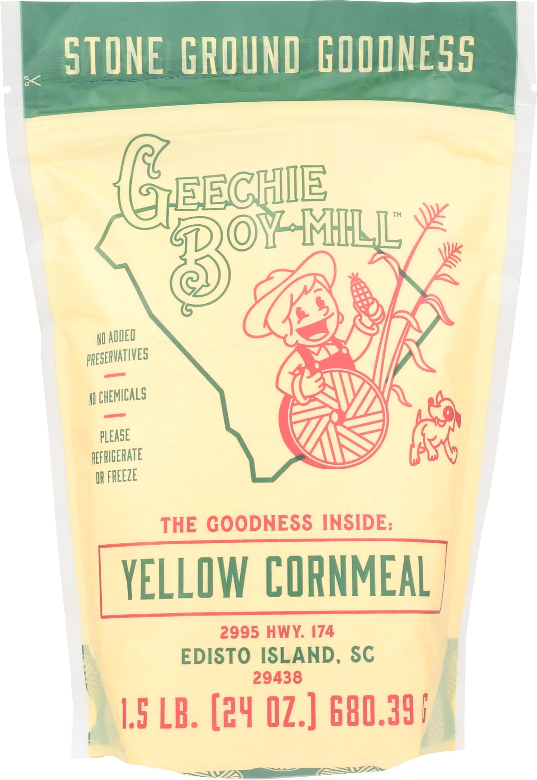 GEECHIE BOY MILL Yellow Cornmeal, 24 OZ