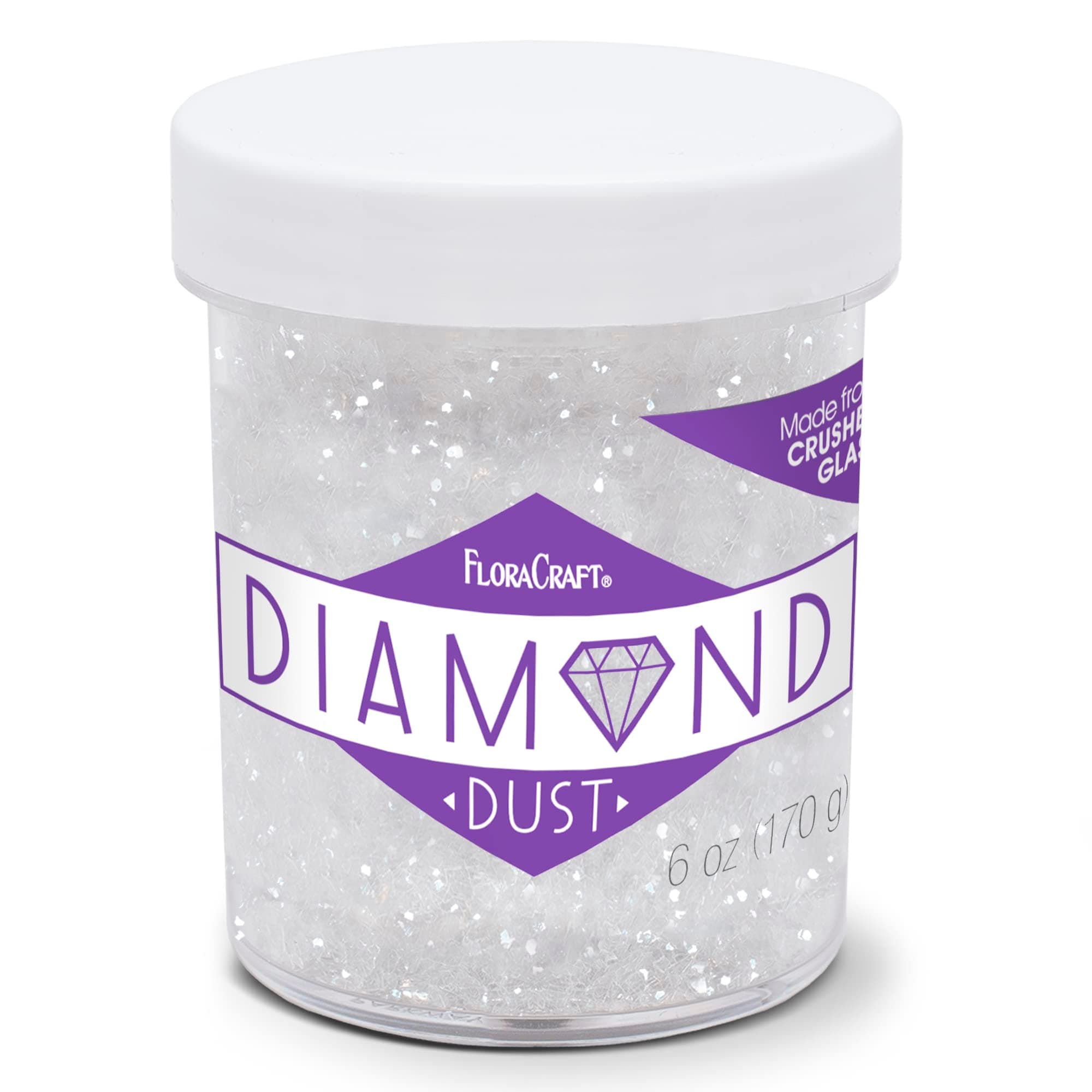 twinklets Diamond Dust, White, 5.5 x 5.5 x 6.5 cm