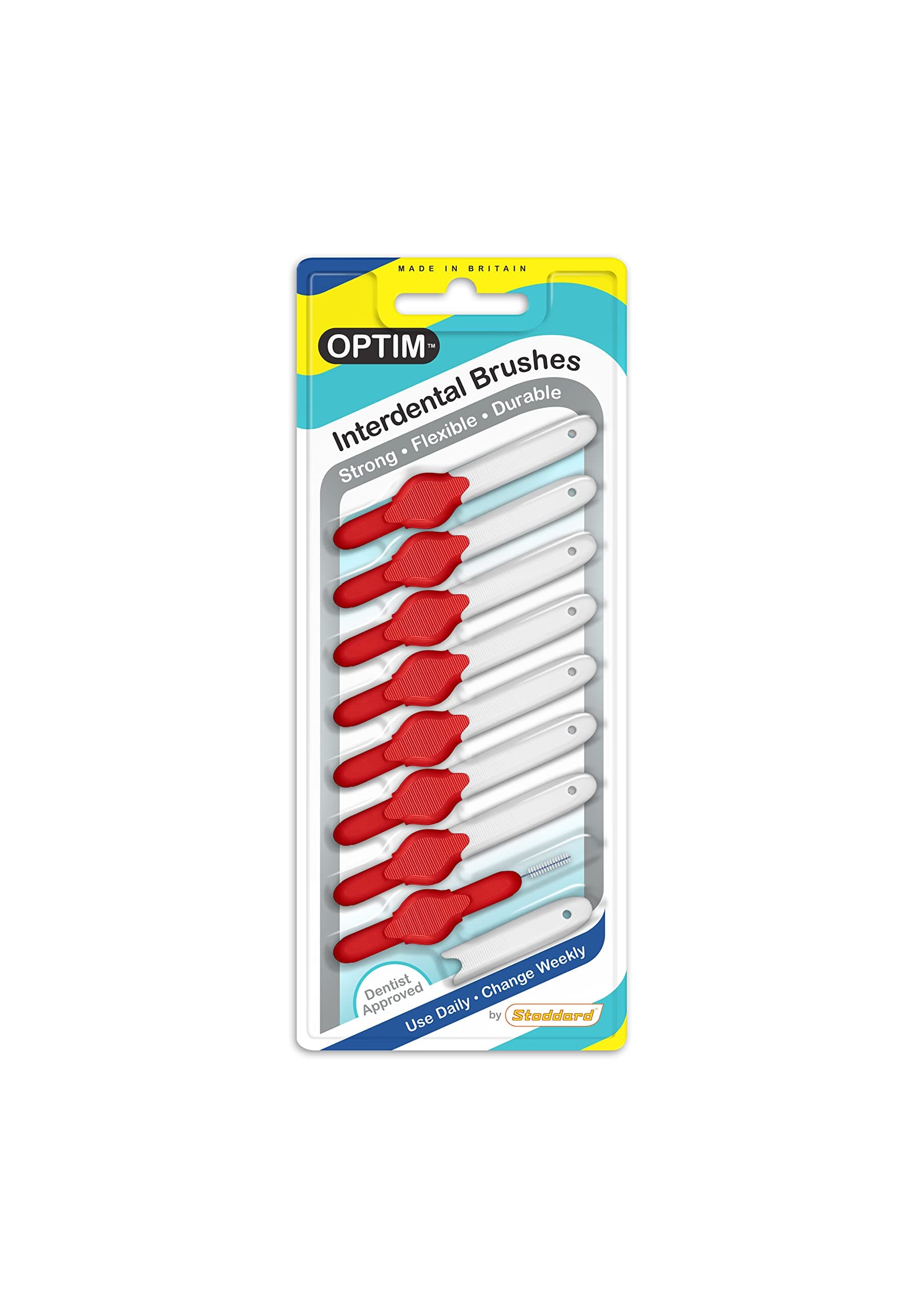 ICON OPTIM Interdental Brush XXFine Red (Pack 8)