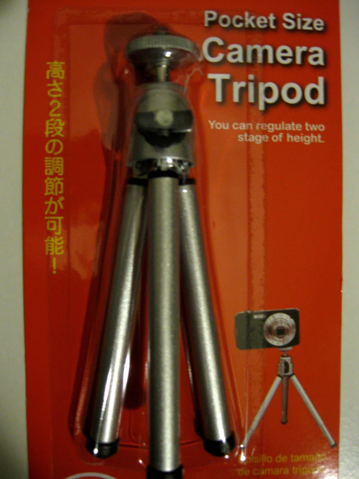 Pocket Size Mini Travel Camera Tripod Stand Adjustable Leg