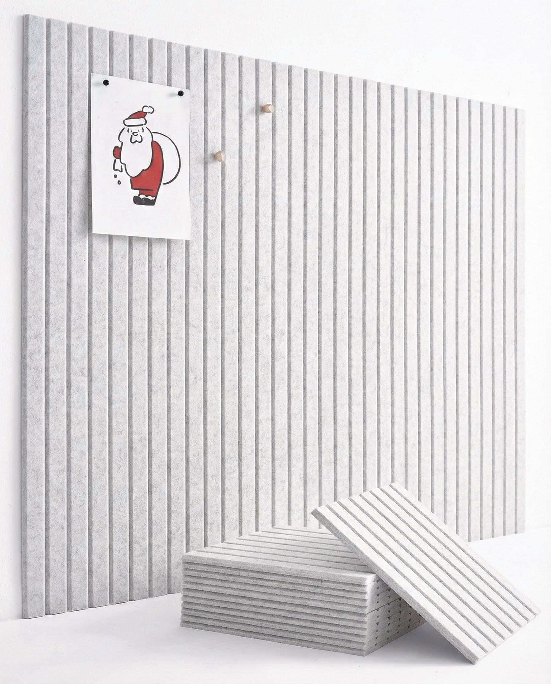 Large Bulletin Board 48x36- Office Wall Organizer Replace Your Old Cork Boards for Walls for Office Decor -12-Pack Felt Wall Panels to Use in Home Office Decor, Classroom Decor (Marble)