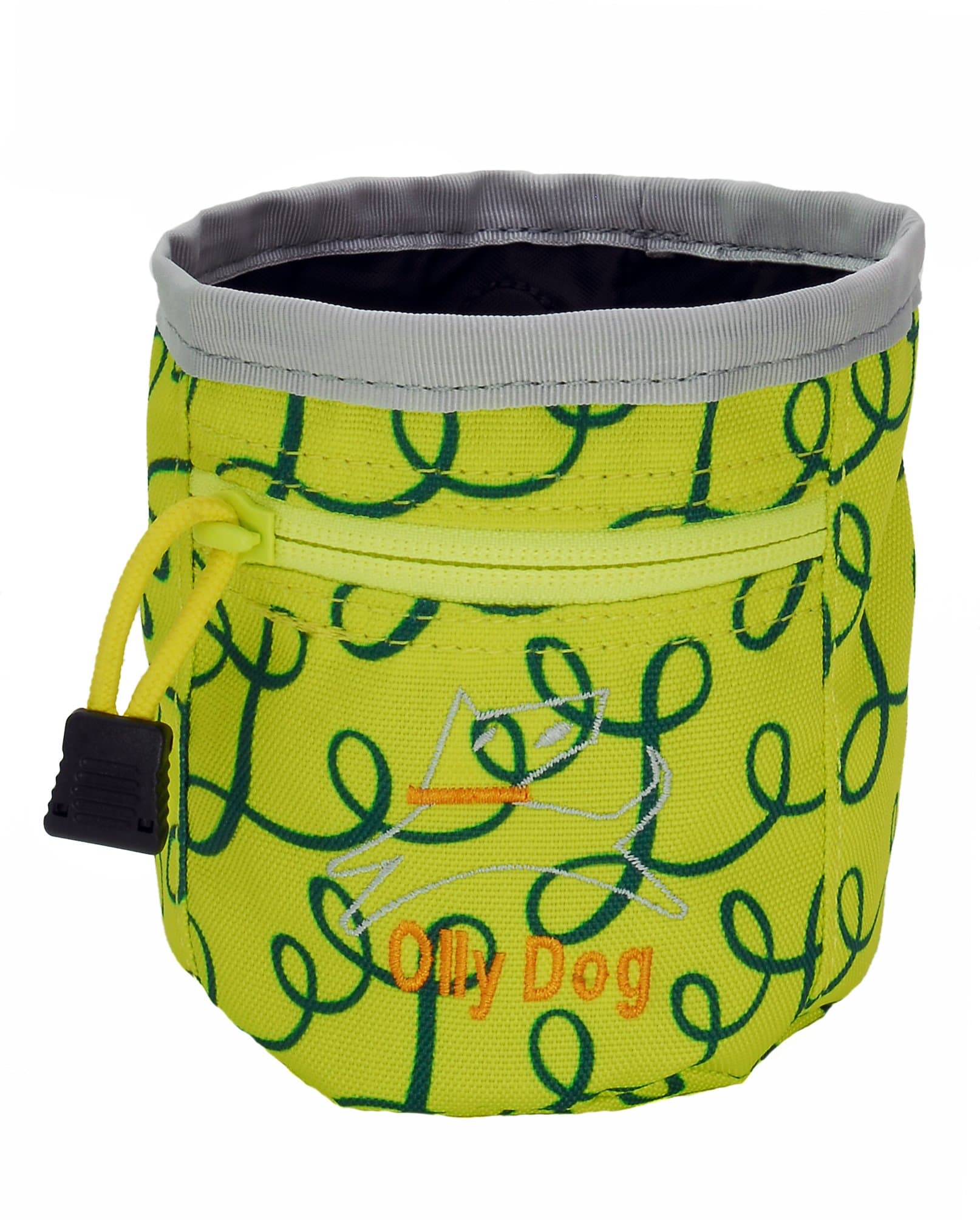 OllyDog Treat Bag Plus, Medium, Limeade Loops