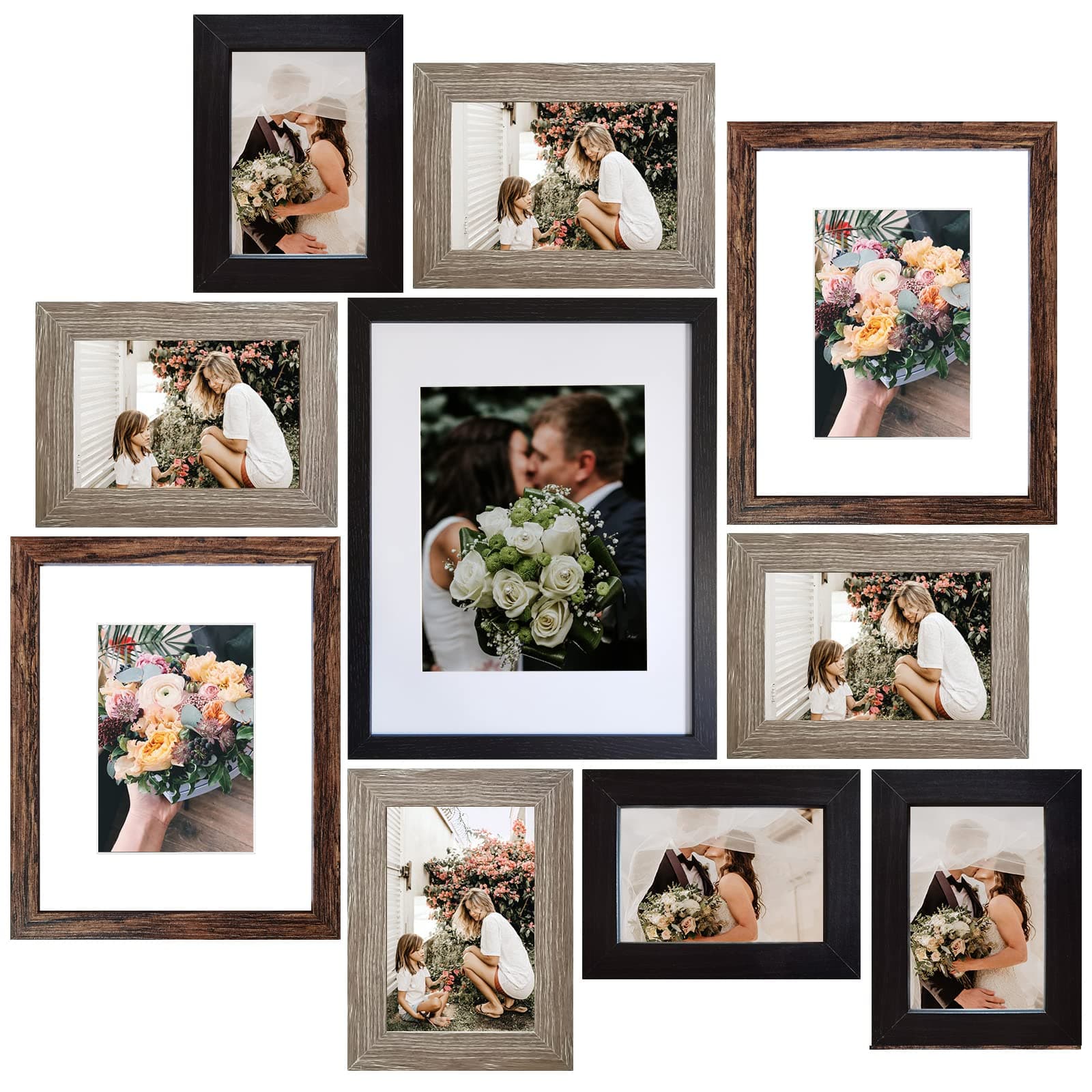 Gallery wall frame set