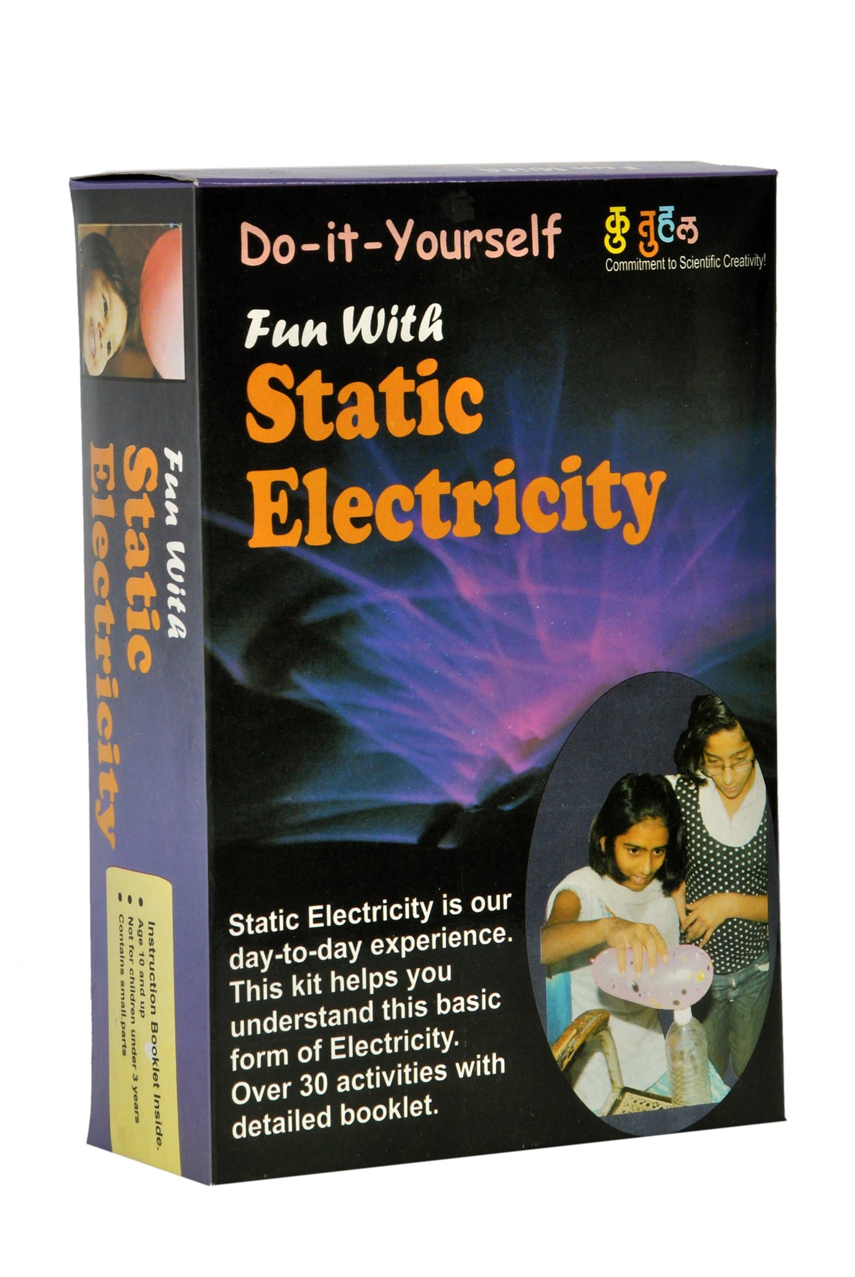 Kutuhal Fun with Static Electricity Do It Yourself Working Model Educational Learning Toy School Project Physics Science Activity Kit