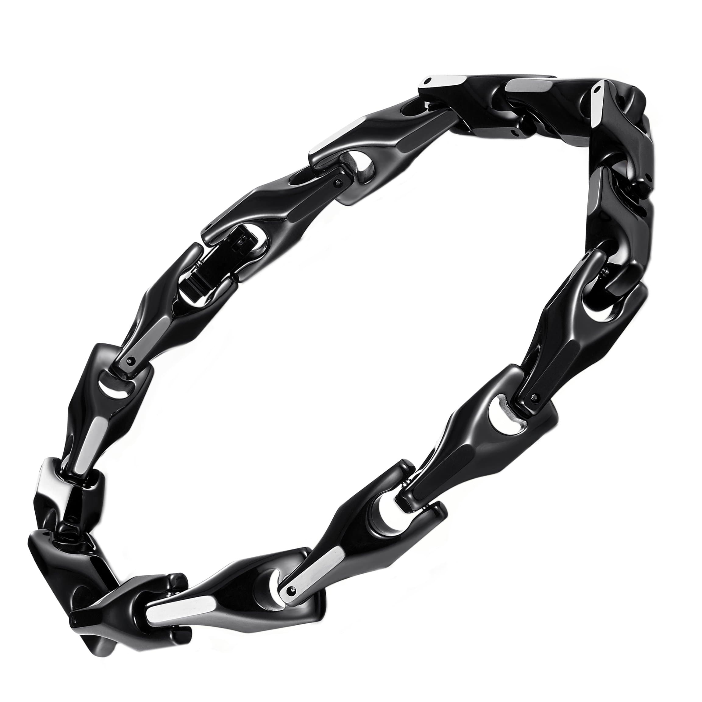 URBAN JEWELRY Stunning Solid Tungsten Link Bracelet for Men