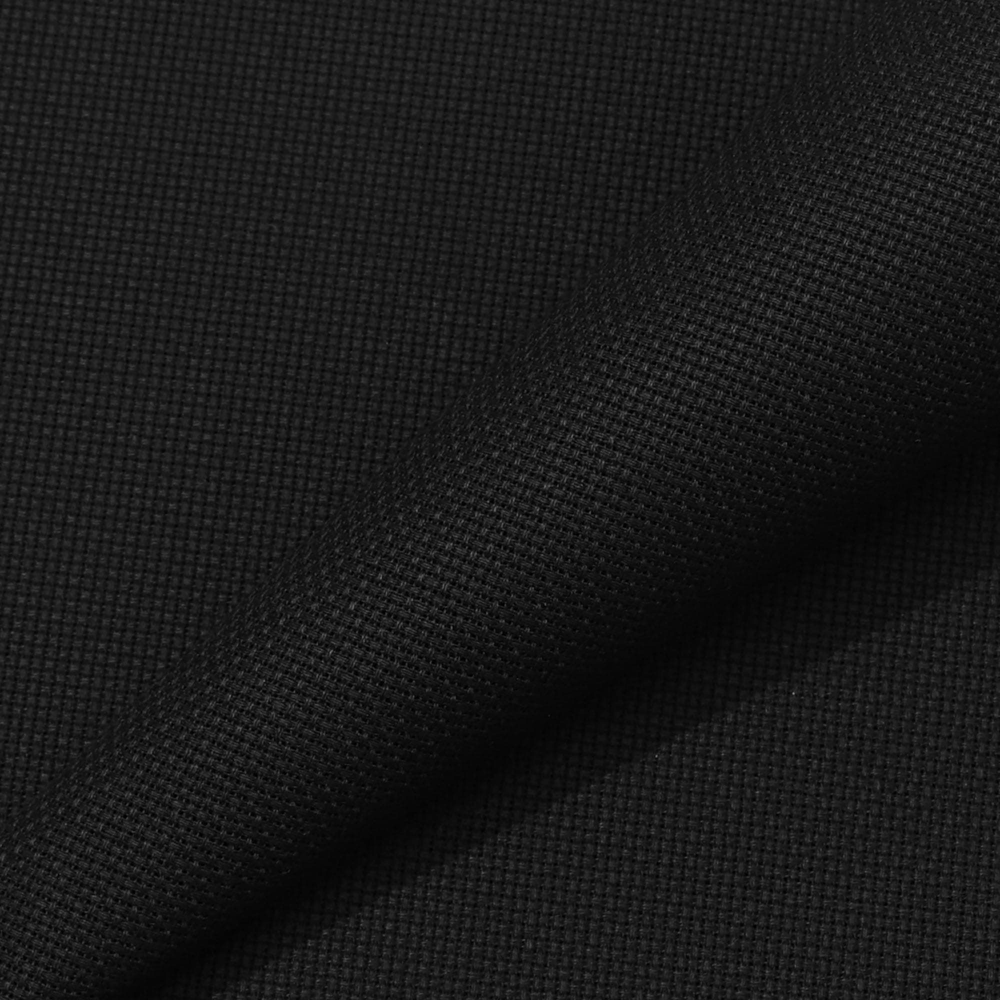 Aida Cloth 18 Count Cross Stitch Fabric,19×28inch (18CT, Black)