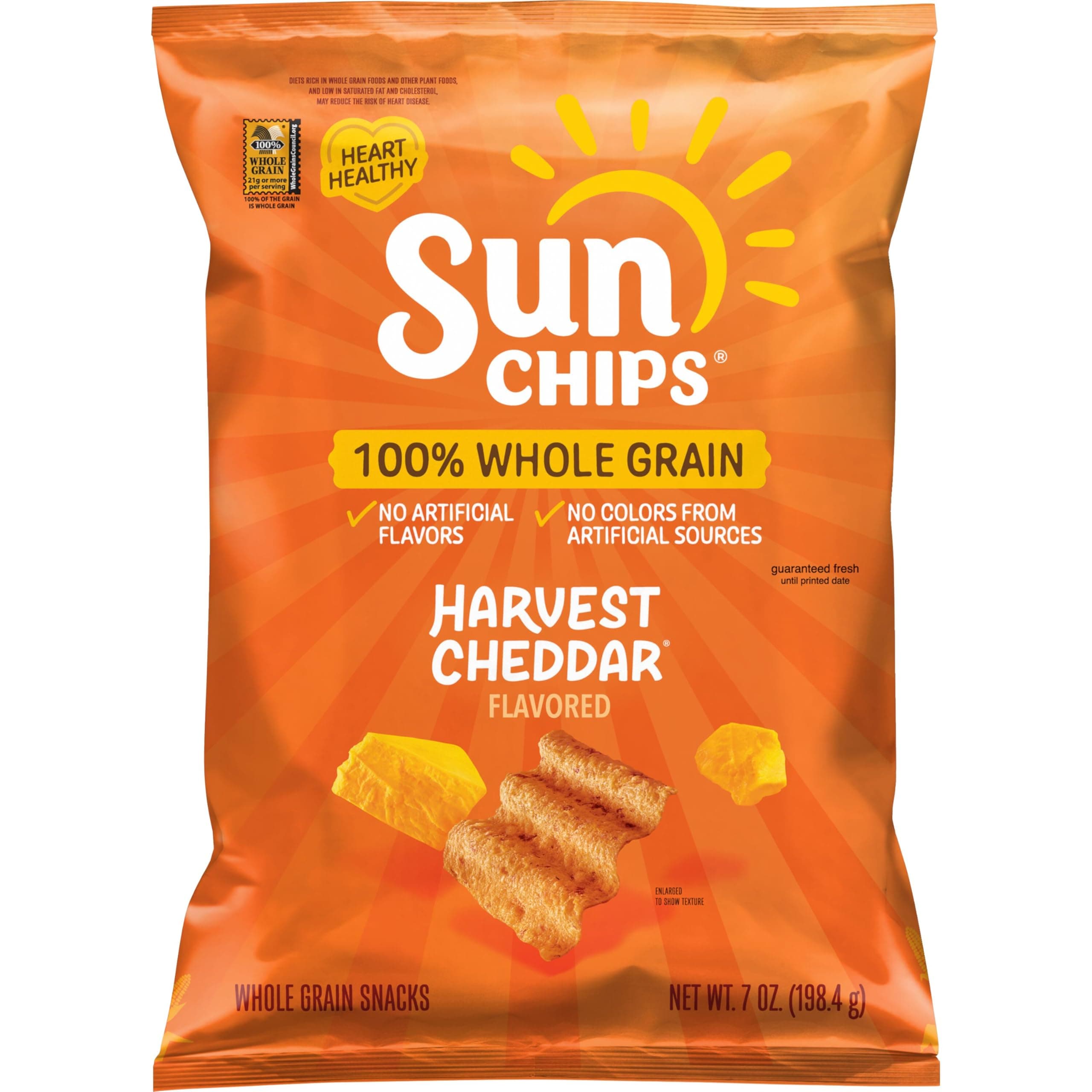 Multigrain Snacks Harvest Cheddar, 7 Oz