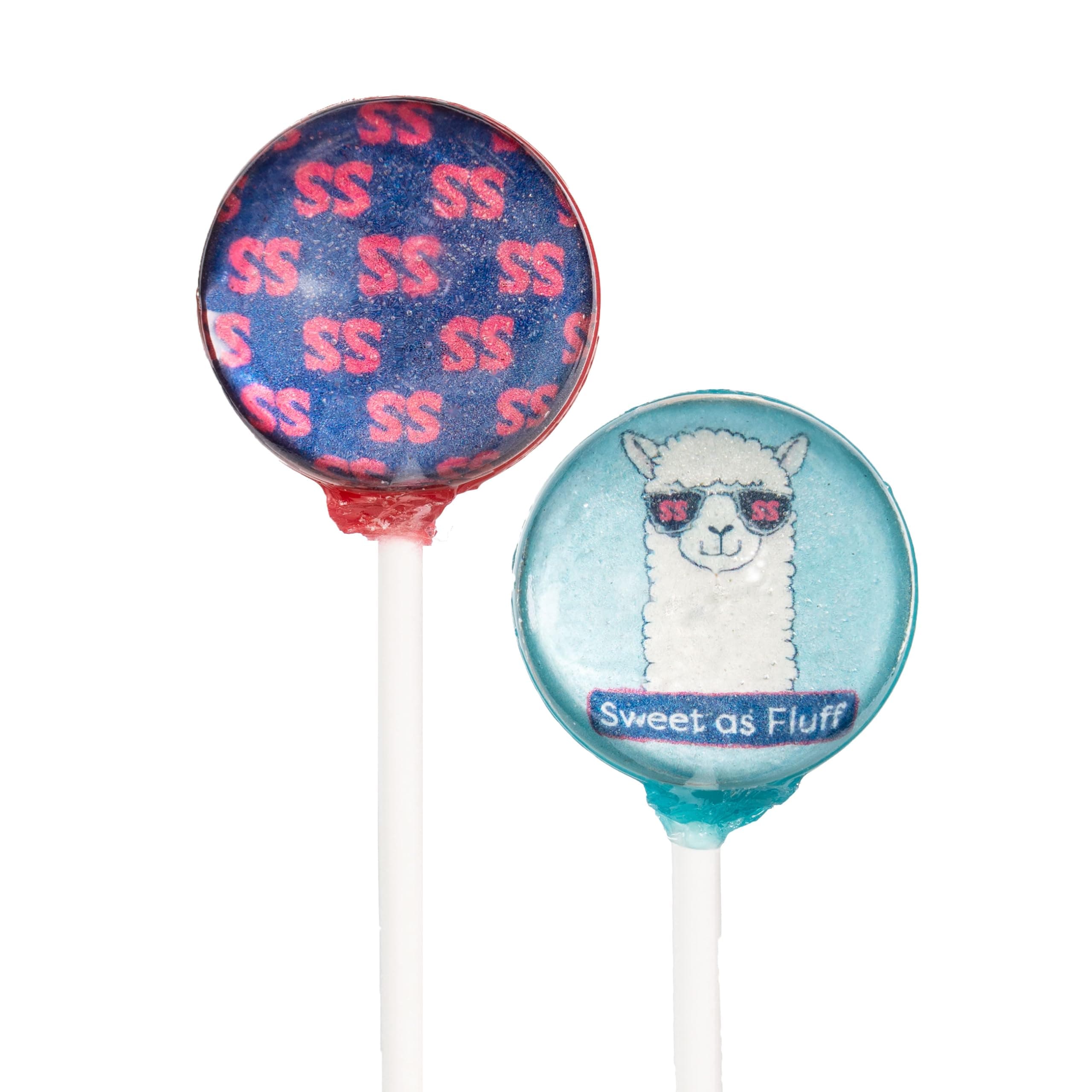 Sparko Sweets Custom Lollipops, Sphere Shape, Personalize With Your Image Inside Lollipop, Fruit Flavors, 10 Pieces, Handcrafted in USA - Ideal for Gifts, Promotional Giveaways, Corporate Events