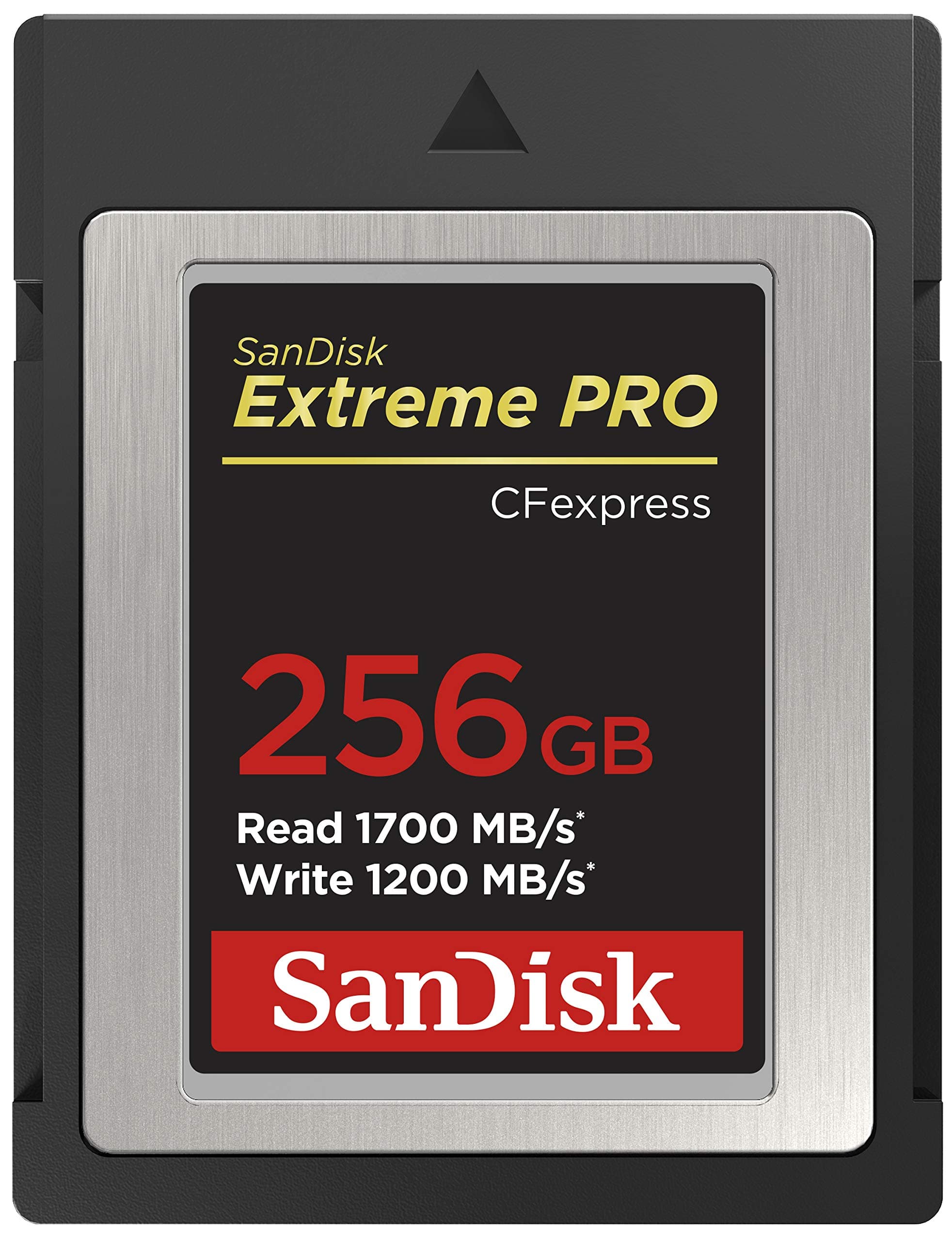 Extreme Pro Cfexpress Type B Card,1700 MB/s R & 1200 MB/s W, Black, 256GB