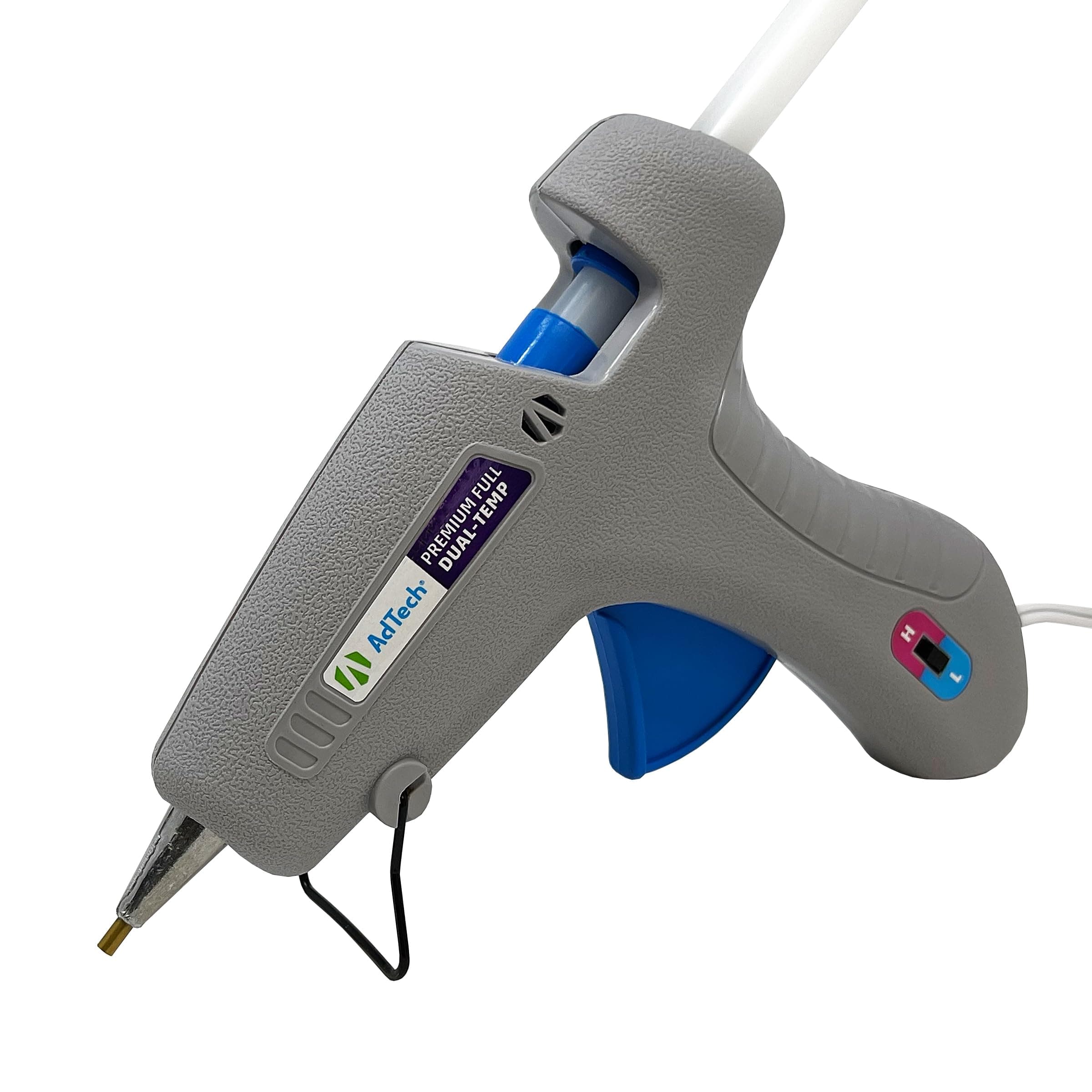 0453 2-Temp Dual Temperature Hot Glue Gun Full Size, Light Gray