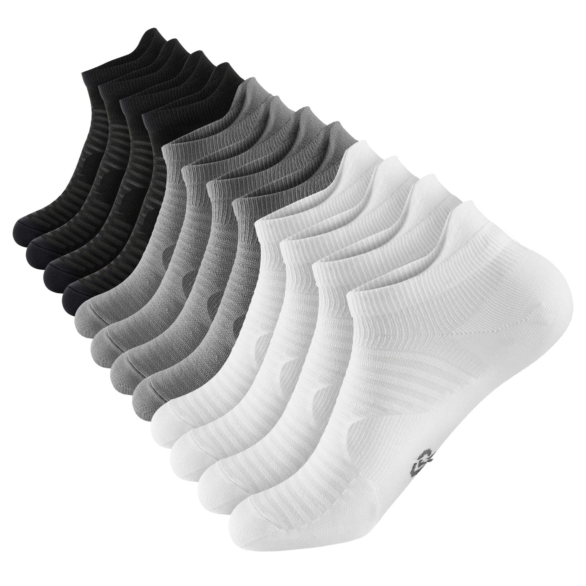 Compression Running Ankle Socks Low Cut(6 Pairs) for Men & Women