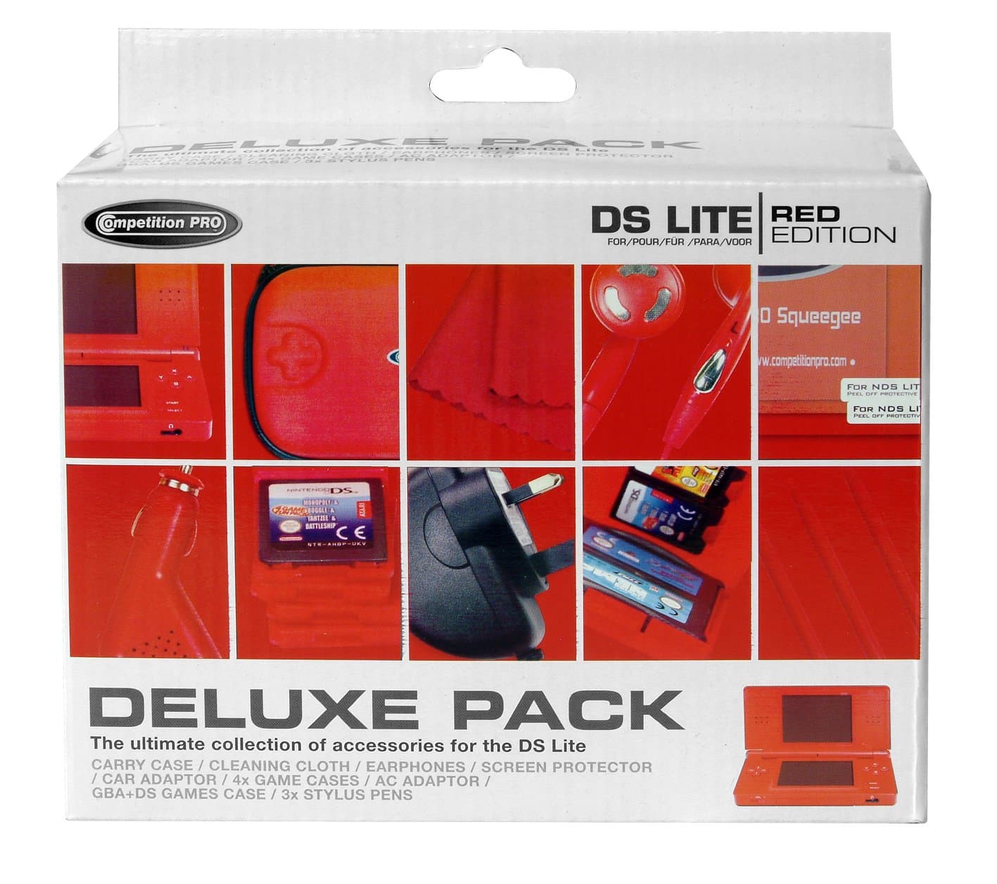 Competition Pro DS Lite Deluxe Accessory Pack: Red (Nintendo DS)