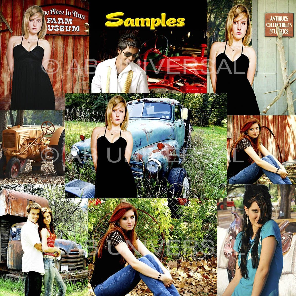 Digital Backgrounds Farm Green Screen Photography Backdrops Frames Borders Edges