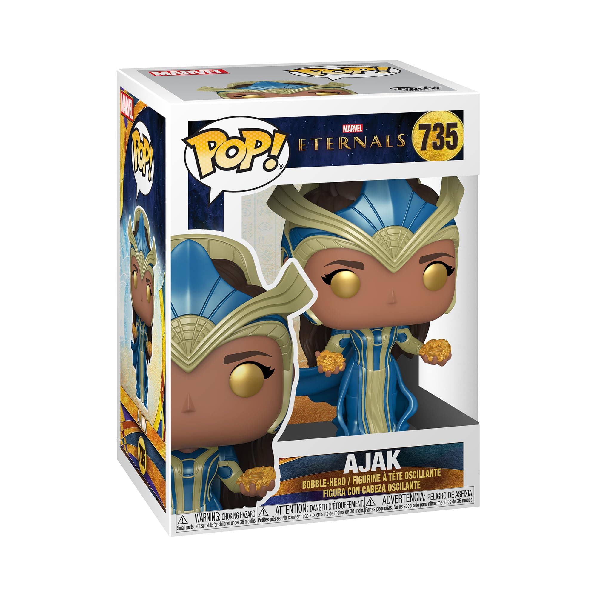 POP! Marvel: Eternals - Ajak - the Eternals - Collectable Vinyl Figure - Gift Idea - Official Merchandise - Toys for Kids & Adults - Movies Fans - Model Figure for Collectors and Display