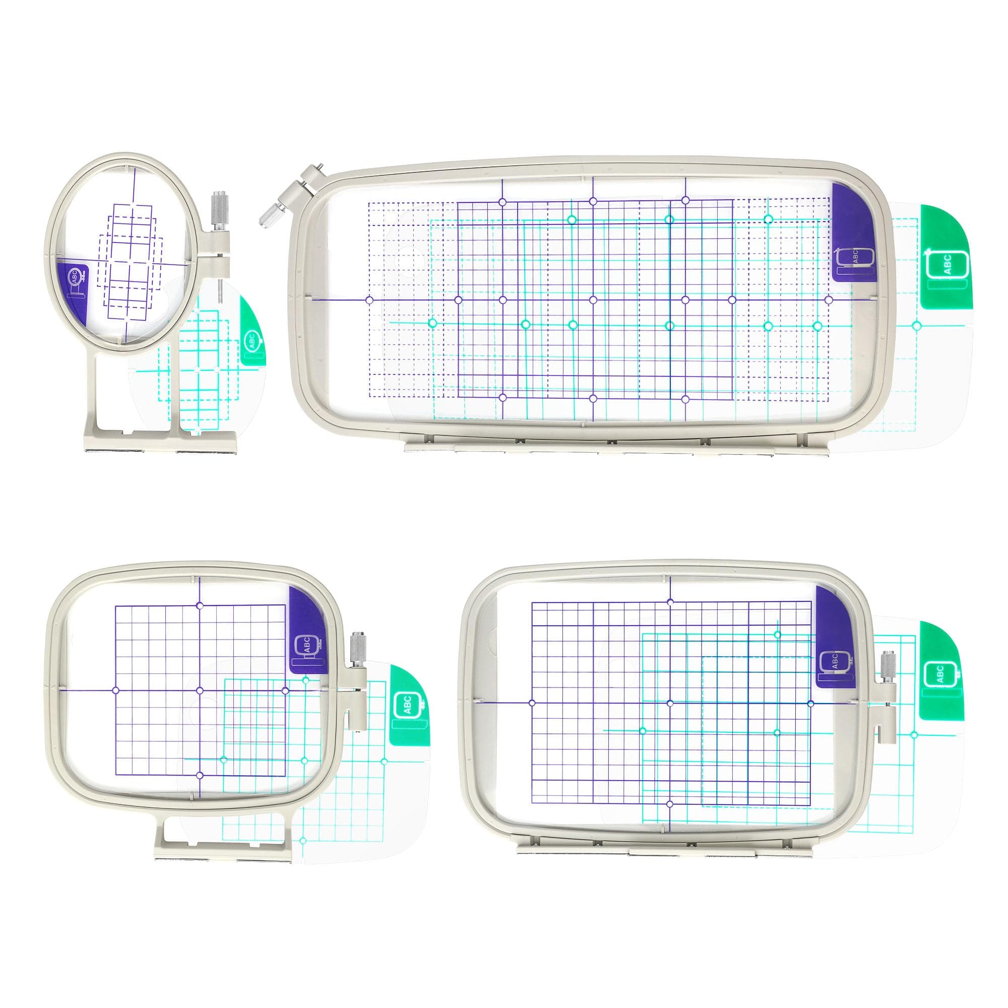 Sew Tech Embroidery Hoops for Brother PE900 PE800 SE2000 SE2100DI SE1900 PE770 780D PE750 750D PE700 700II NS1250E NS1150E NS2750D NS2850D Brother Innovis 1250 700 Babylock Embroidery Machine Hoop