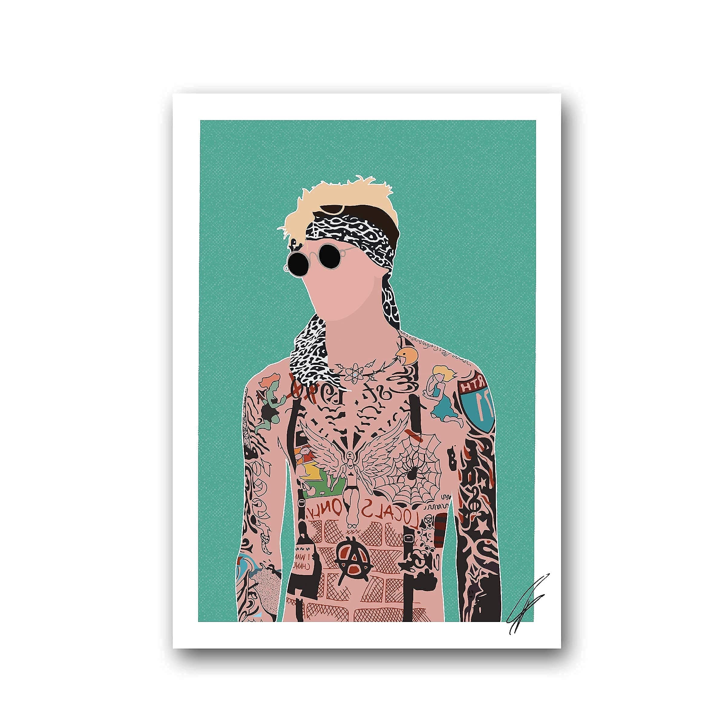 Machine Gun Kelly INSPIRED Print/Poster