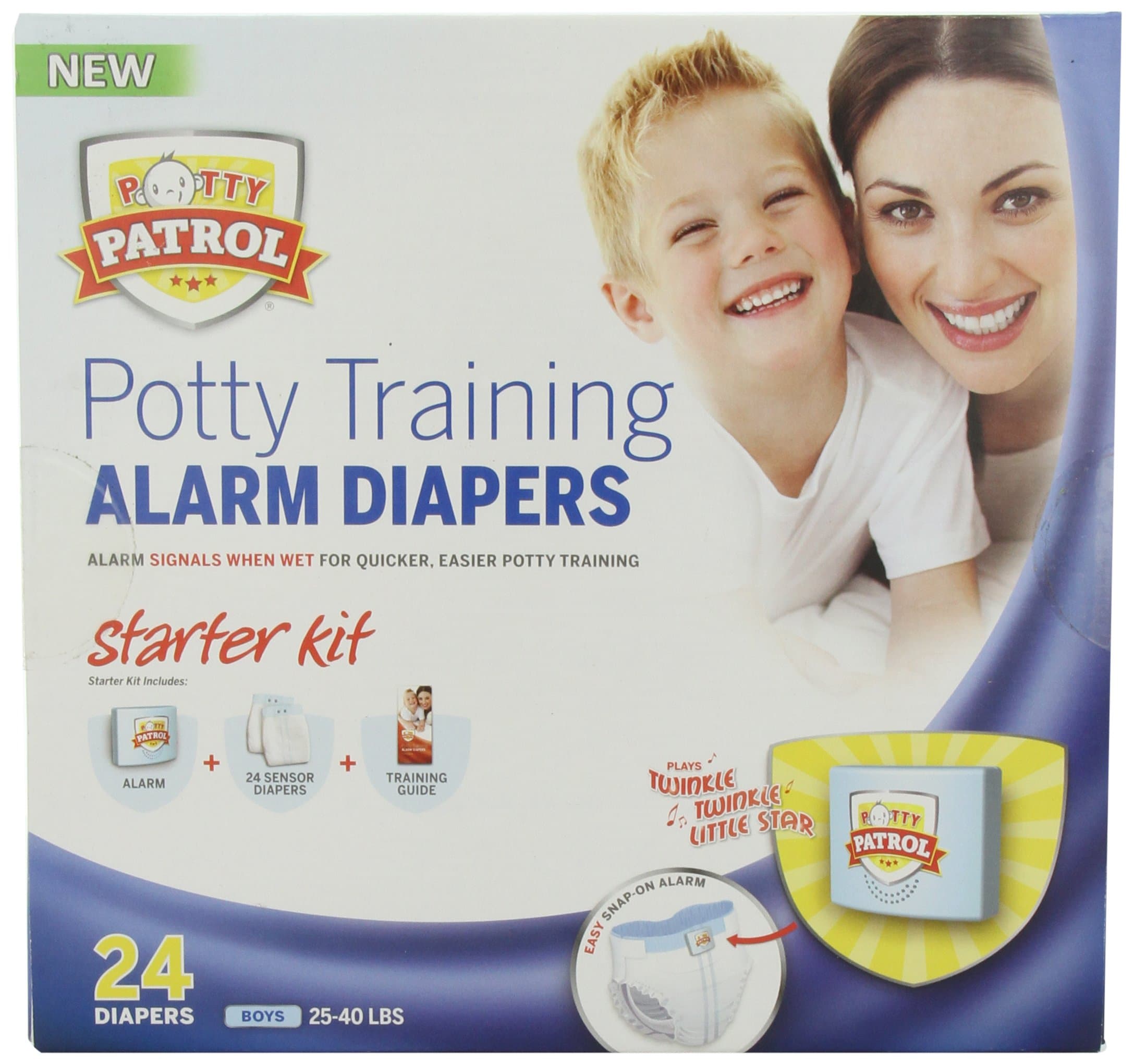 Potty Patrol Boys Starter Kit, 24 Count