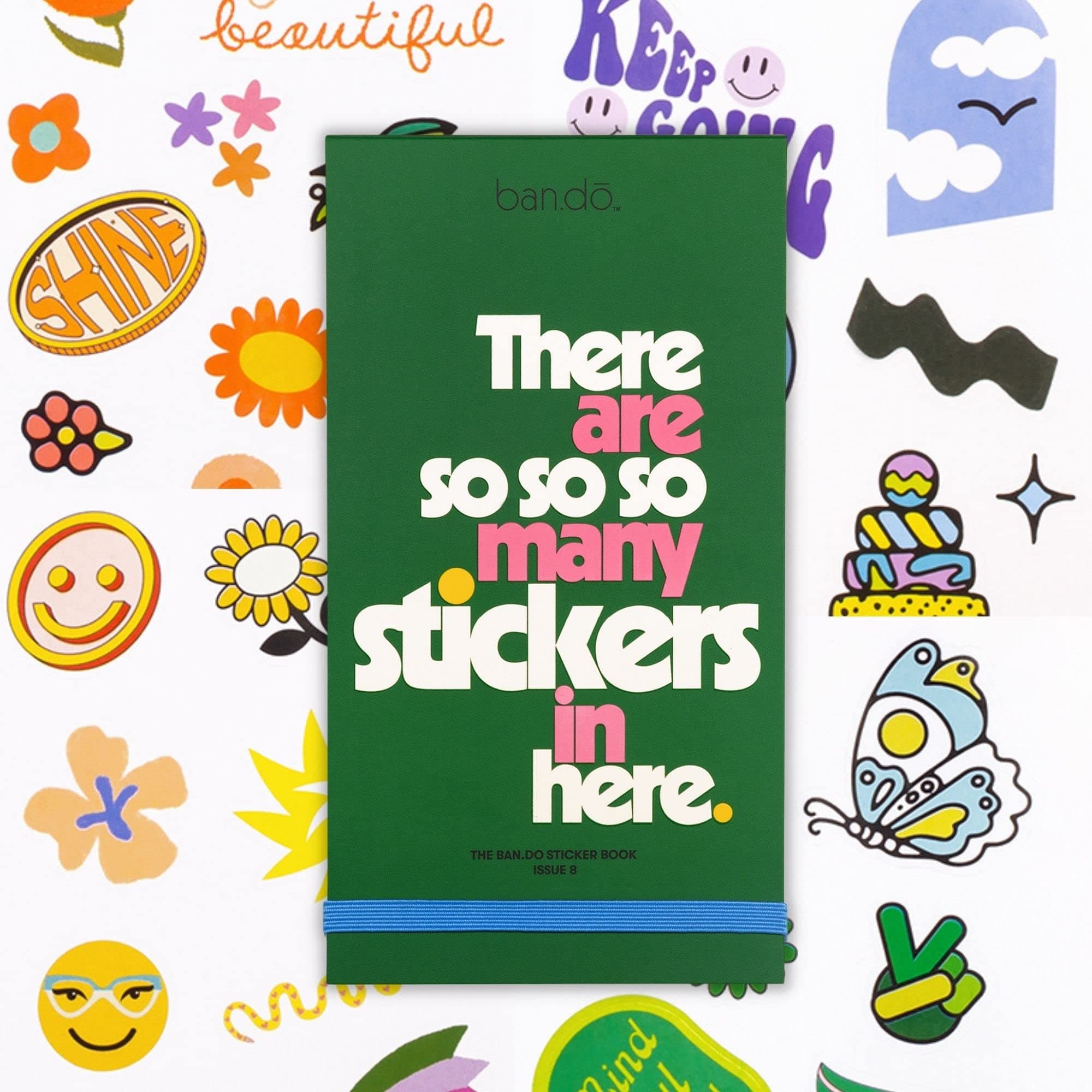 Sticker Book with Over 700 Assorted Stickers, 35 Sticker Sheets with Fun Stickers, Colorful Sticker Pack with Aesthetic Stickers for Scrapbooking Planners or Journals, Issue 8