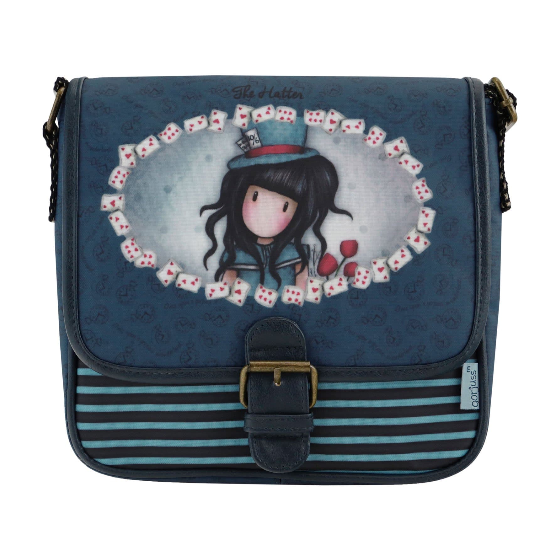 Santoro Gorjuss The Hatter Coated Saddle Bag