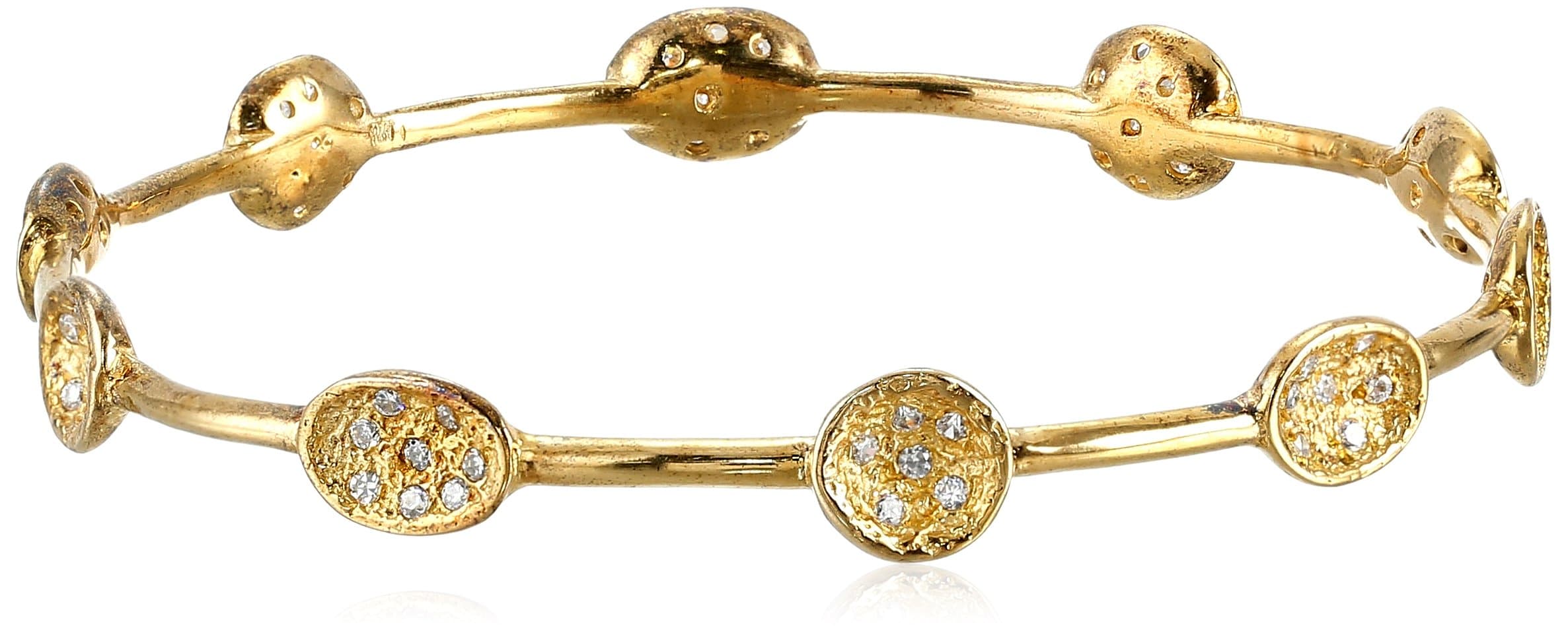 MELINDA MARIA "Pod Collection" Mini Pod Pave Bangle