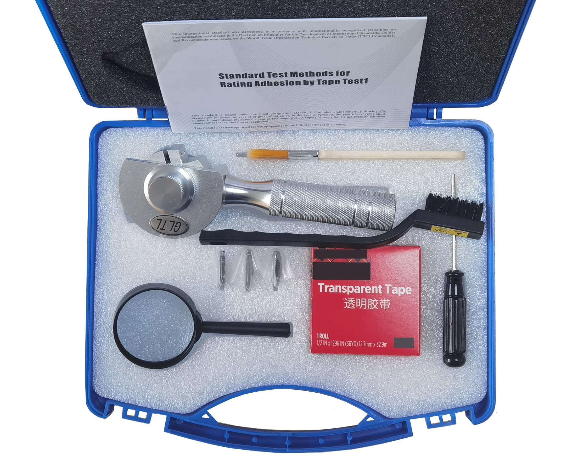 3-in-1 Rotating Cross Hatch Adhesion Tester Cross-Cut Tester Kit