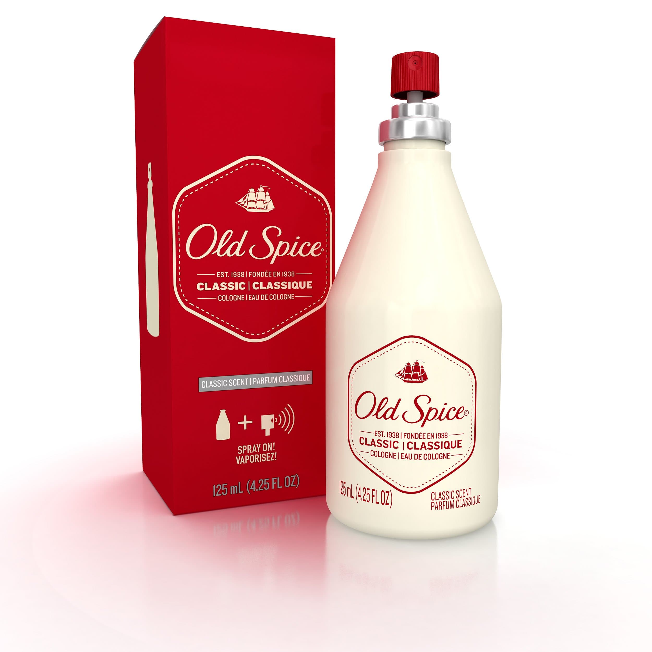 Old Spice Colon Spray Classic 4.25oz (125ml)