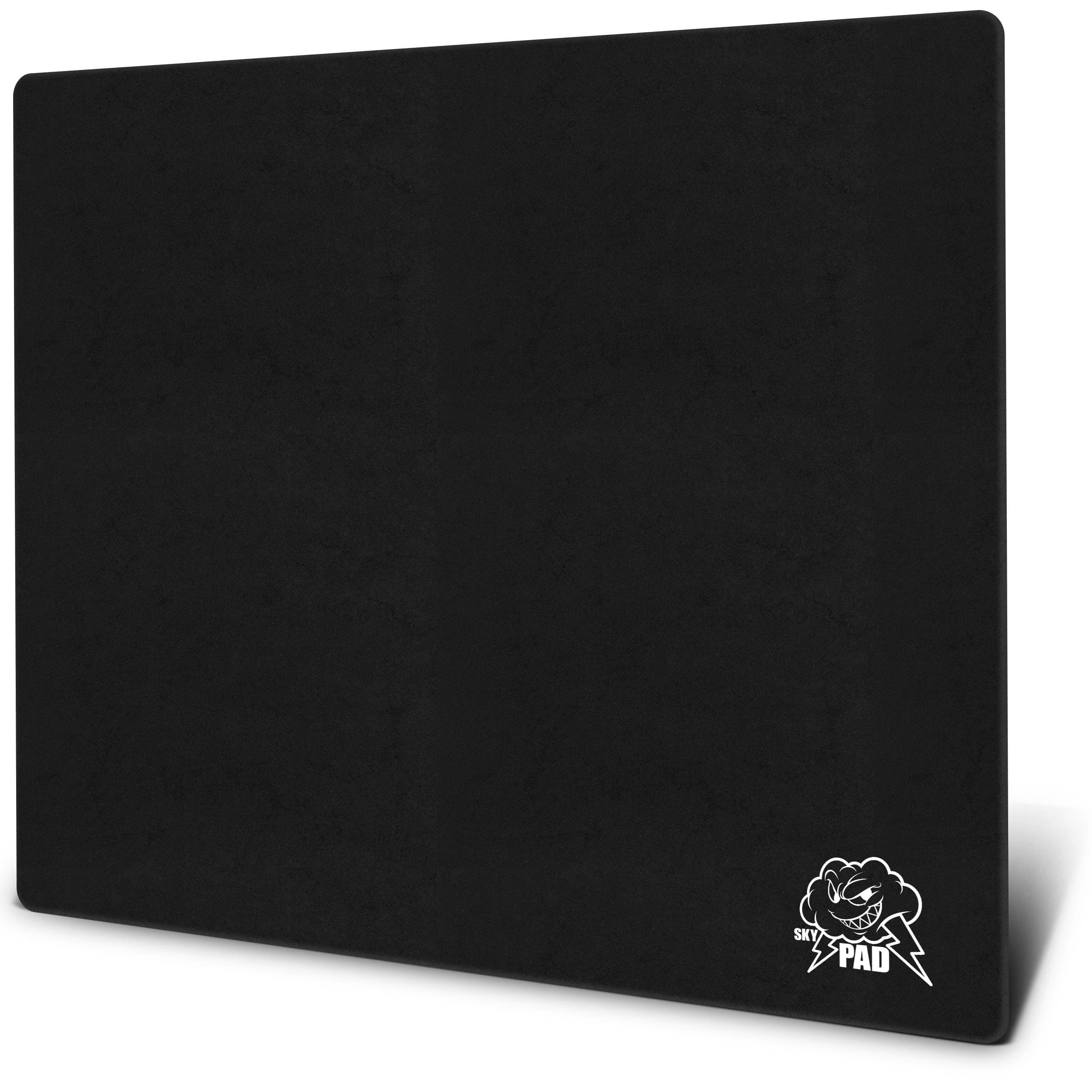 SkyPAD 3.0 Small Glass Gaming Mouse Pad with Cloud Logo | Professional Large Mouse Mat | 200 x 250 mm | Black | Special Glass Surface for Improved Accuracy and Speed