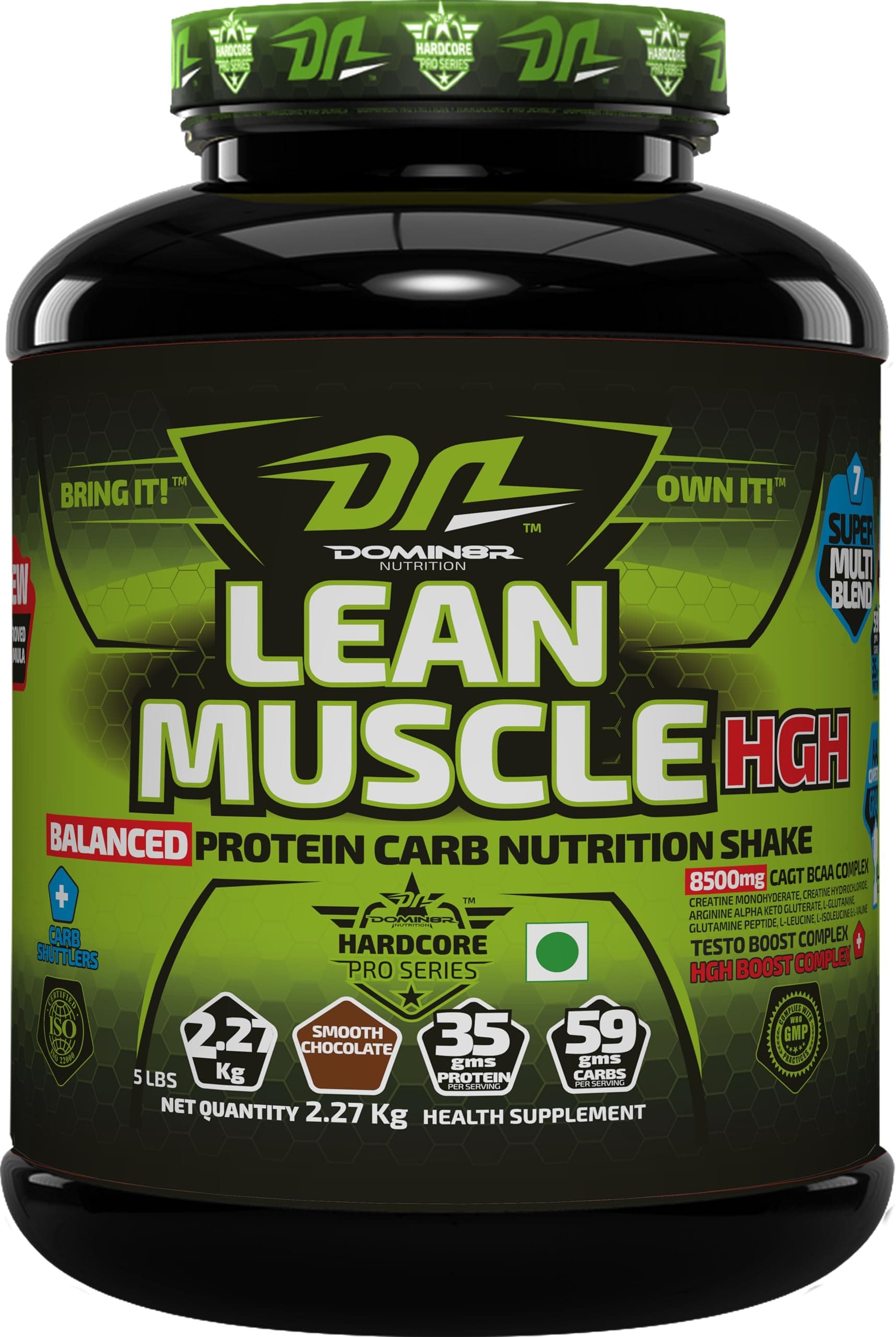 Domin8r DN Lean Muscle HGH - 5LBS (Smooth Chocolate)