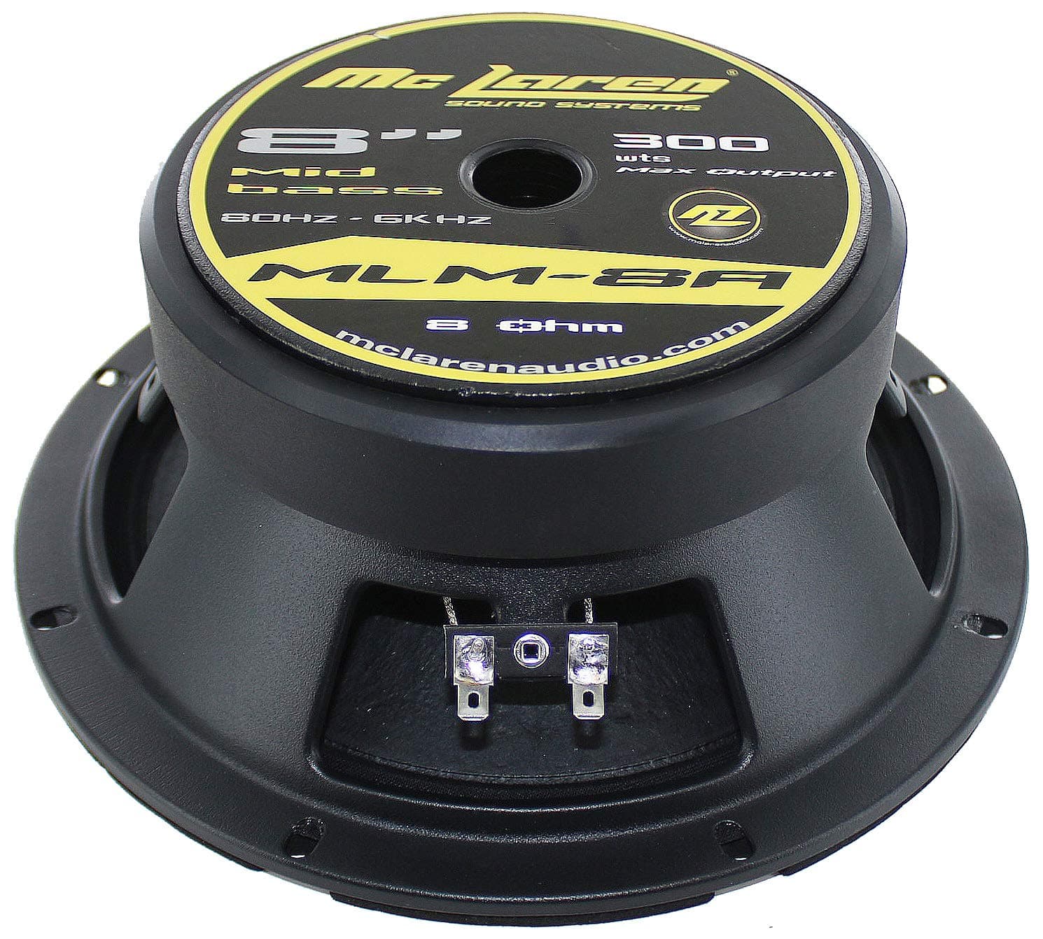 MLM-8A 8" 300W 8-Ohm Car Audio Midrange/Midbass Speaker