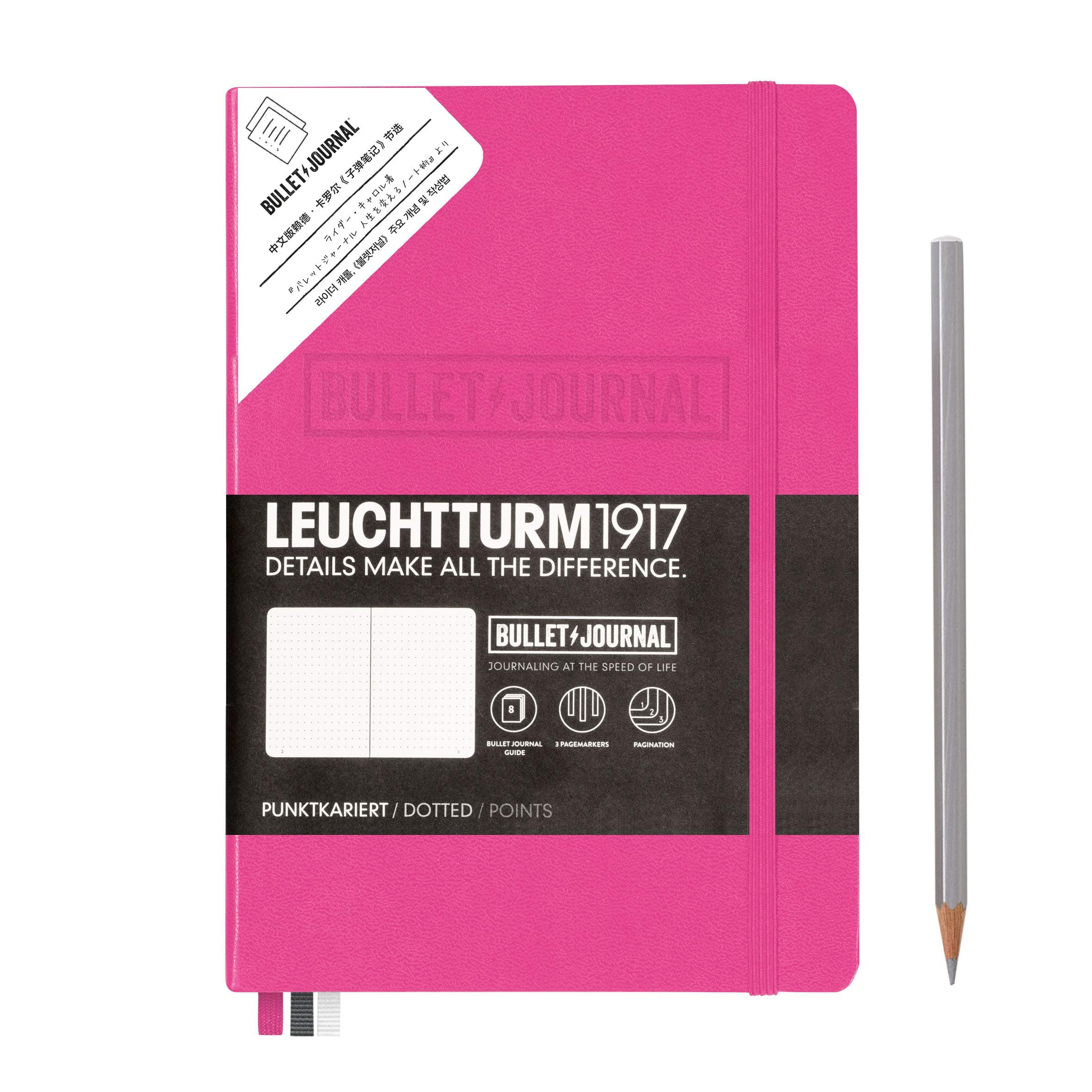 361033 Bullet Journal Medium (A5), New Pink