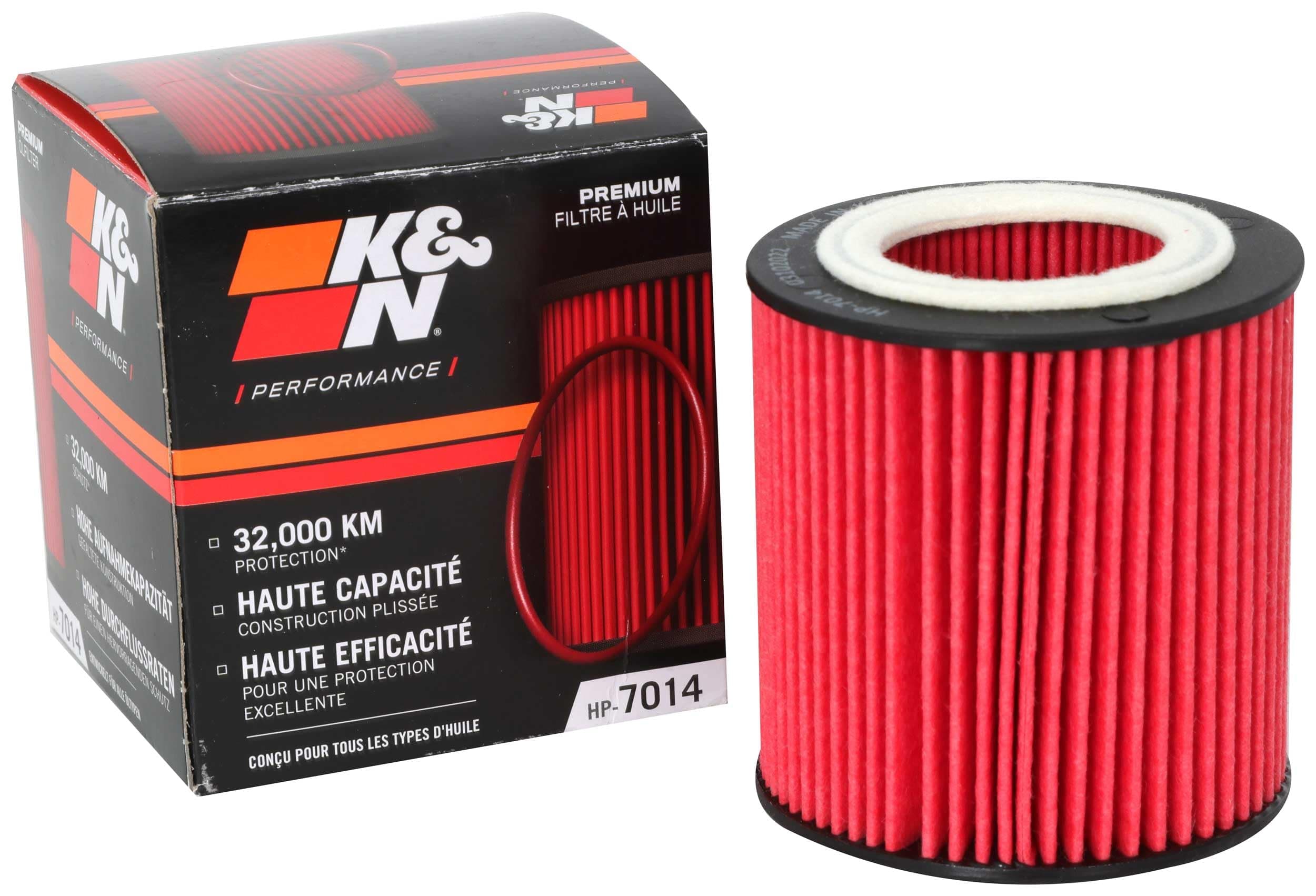 Premium Oil Filter: 20,000 Mile Engine Protection, High Capacity/High Efficiency: Compatible with BMW, (See Product Description for Select Models), HP-7014