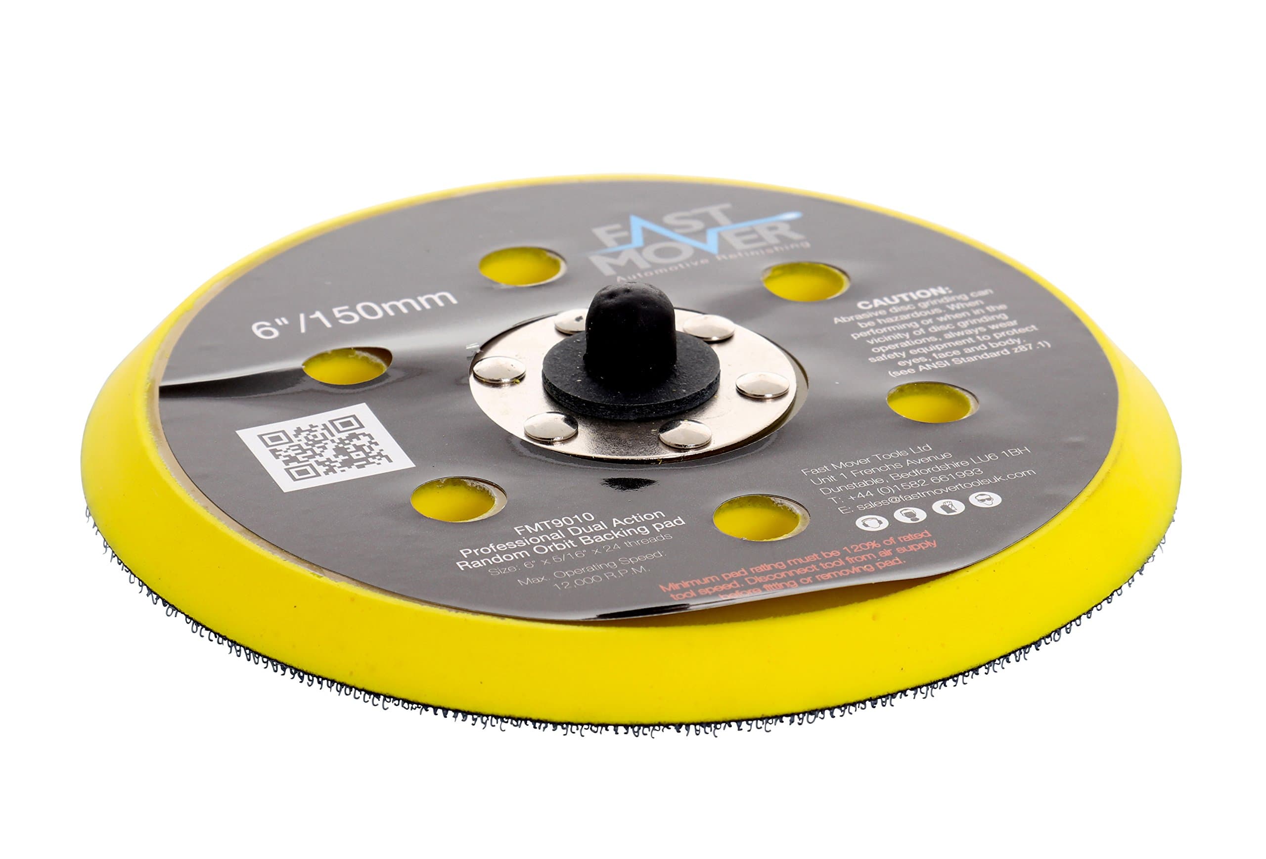 Fast Mover Tools FMT9010 Hook/Loop Backing Pad, 150 mm