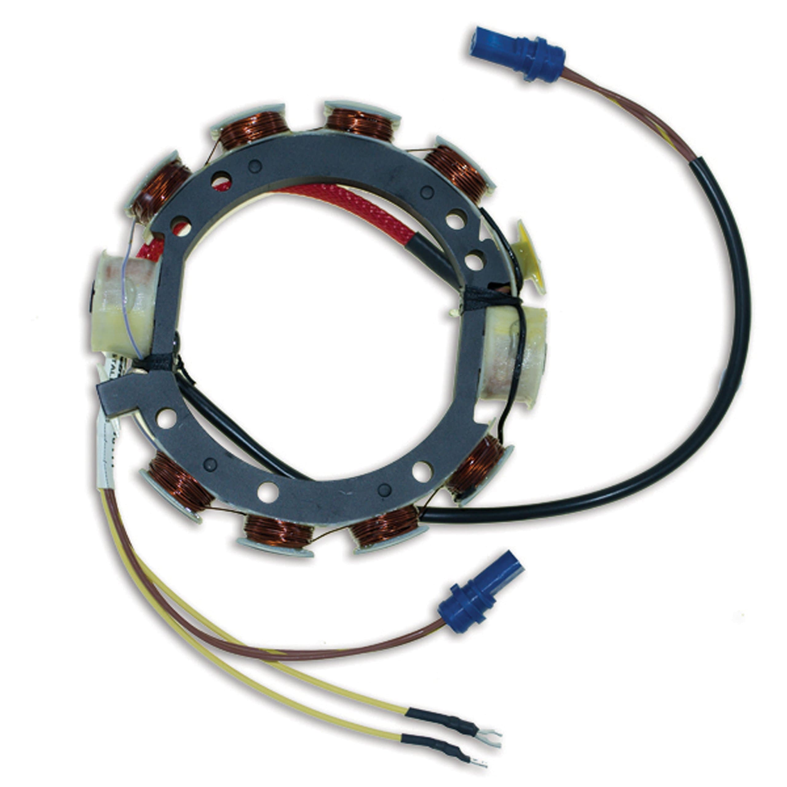 CDI Electronics 173-3672 Johnson/Evinrude Stator - 4/6 Cyl. 9 Amp (1978-1987), Mulitcolor