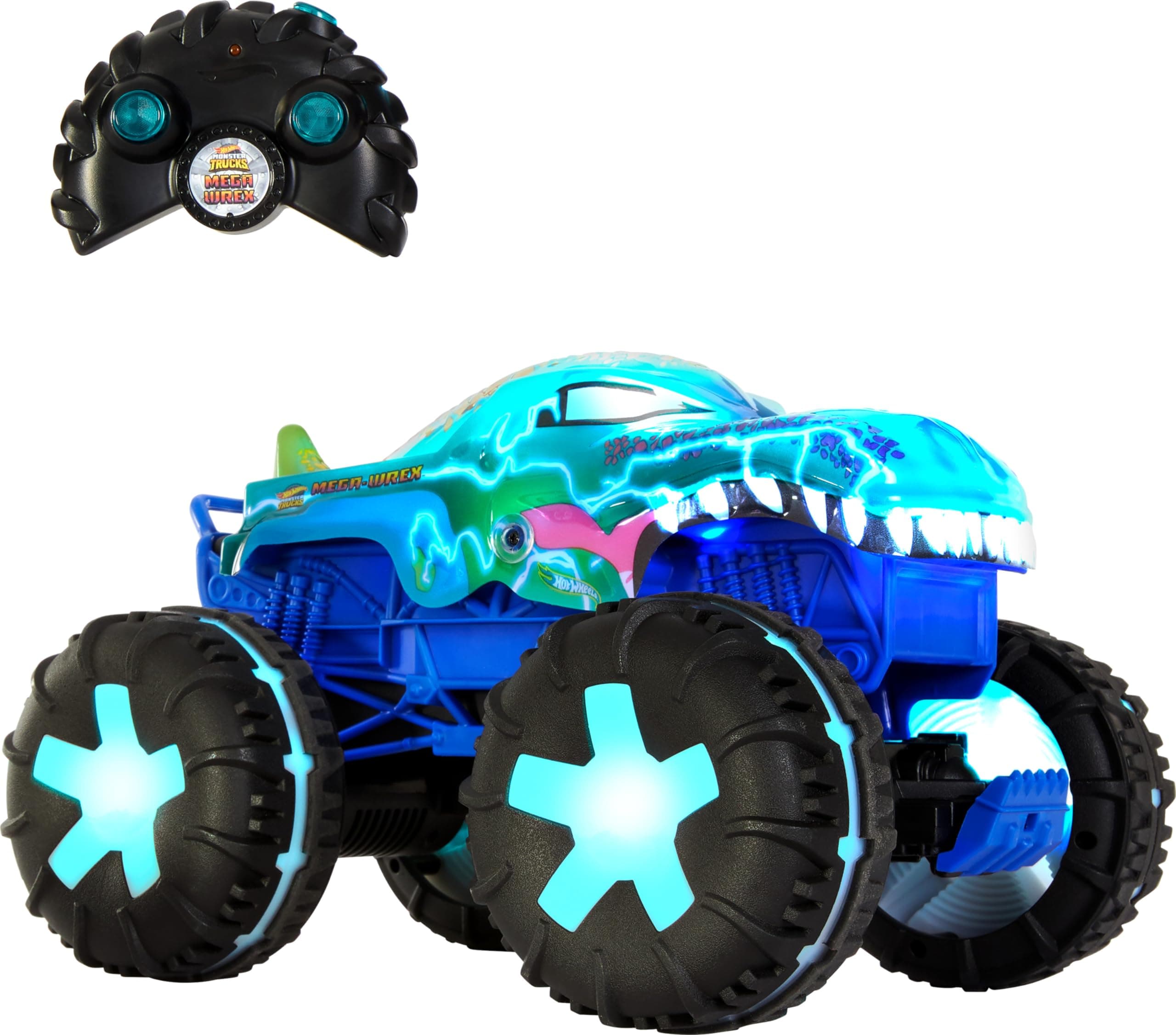 Monster Trucks 1:15 Scale Mega-Wrex Alive Battery-Powered RC Vehicle with Lights & Sounds