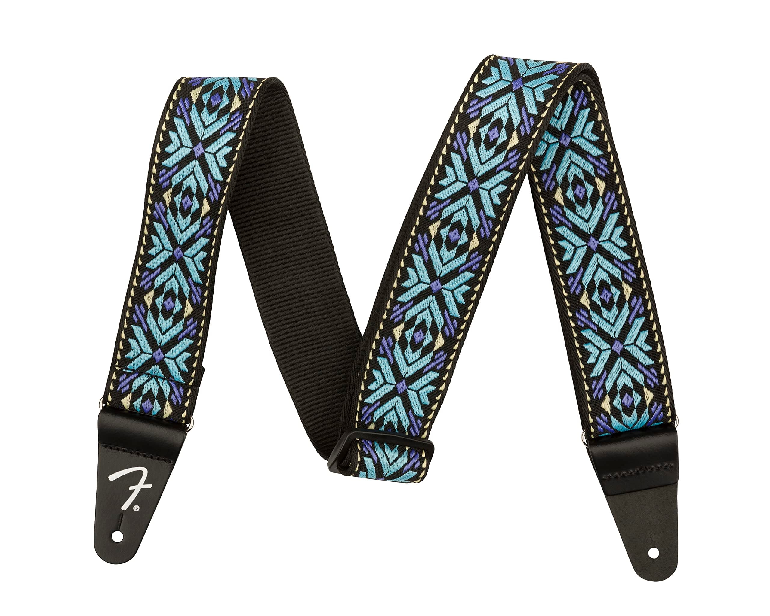 Pasadena Woven Guitar Strap - BLUE SNOWFLAKE