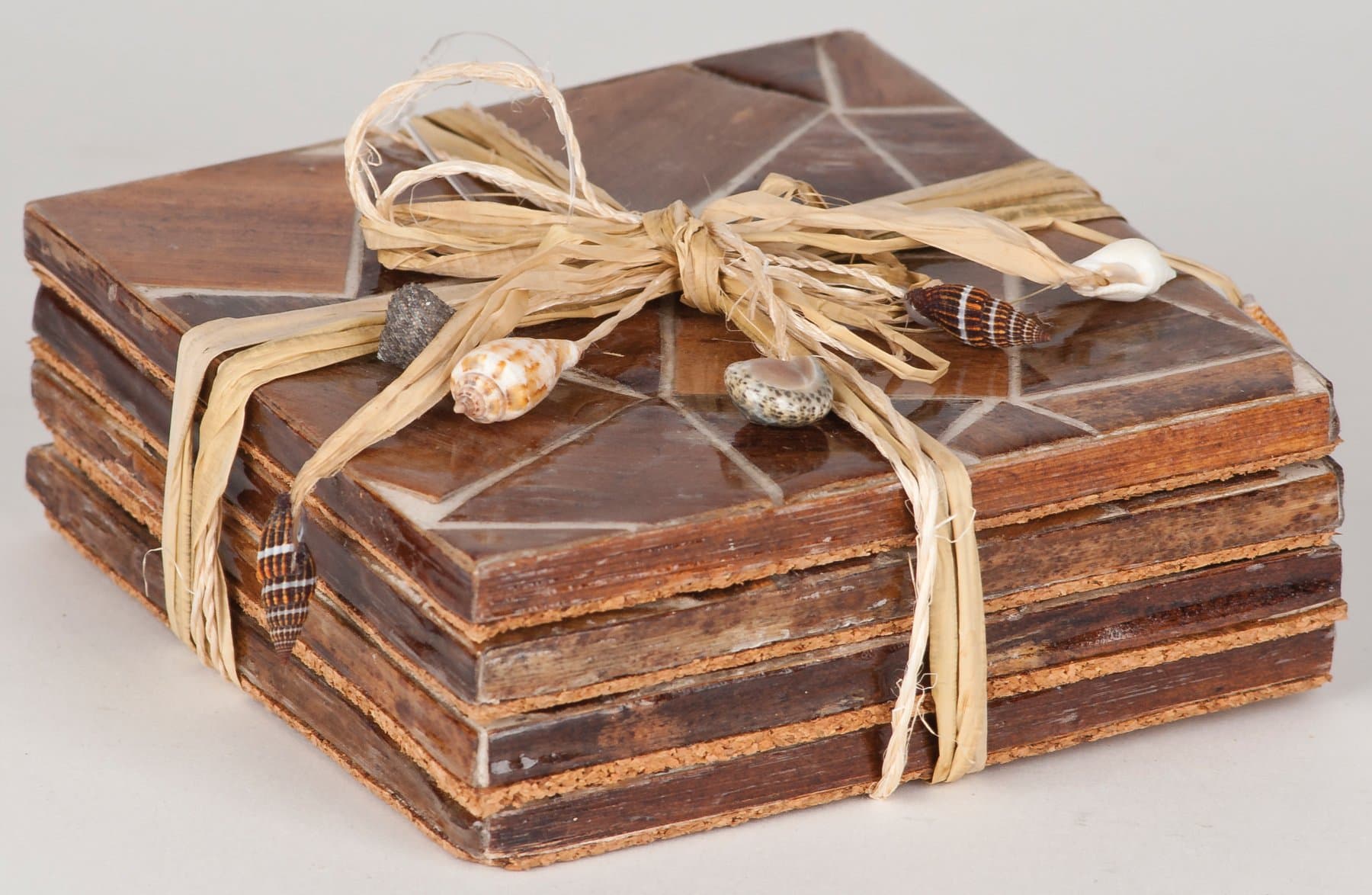 Terragrafics 4-Piece Vandelia Bac Bac Coaster Set