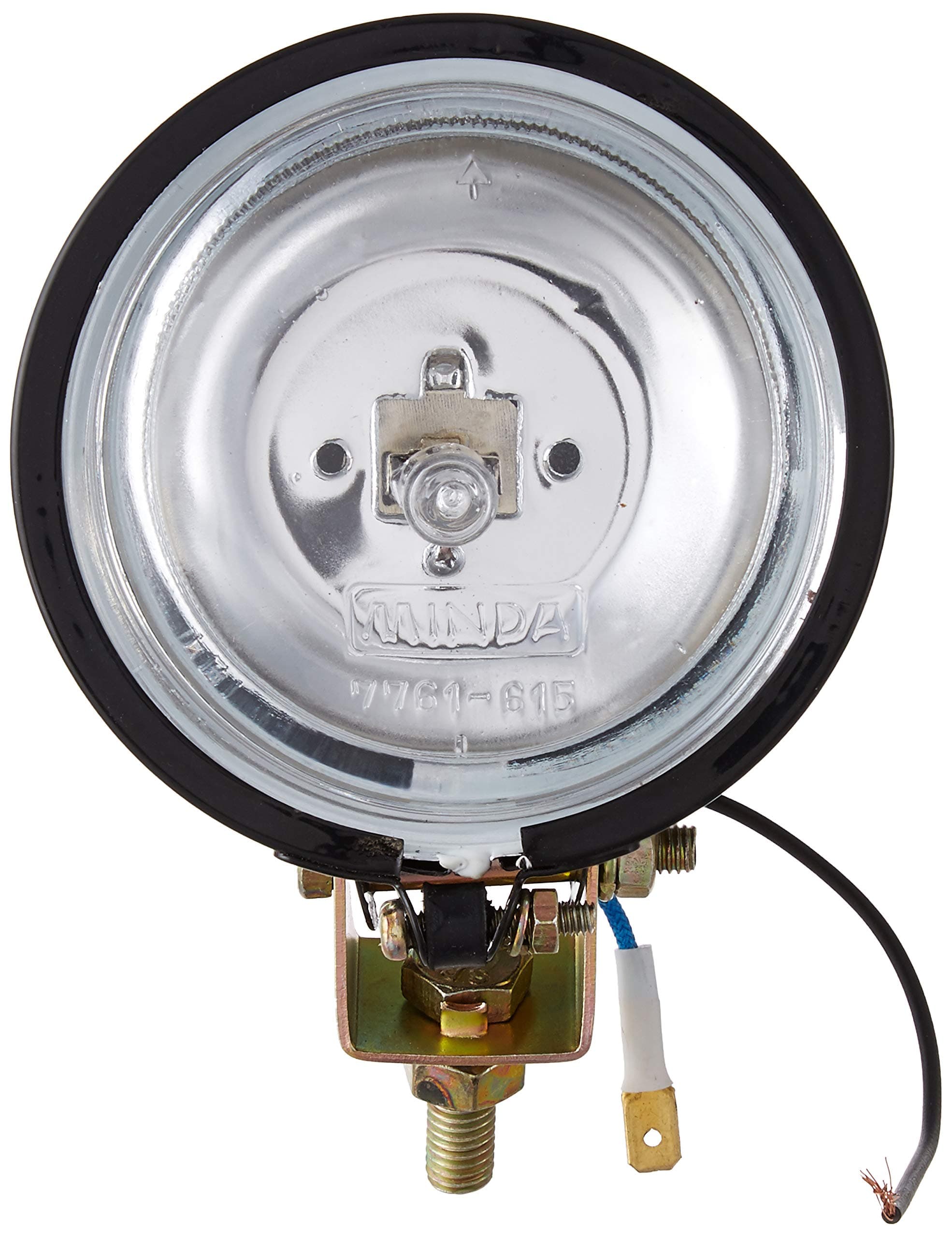 UNO Minda Mi-7761Cm Halogen Spot Lamp 85Mm With Bulb-Clear | For Universal | Top Coated Reflectors | Hard Coated Lens
