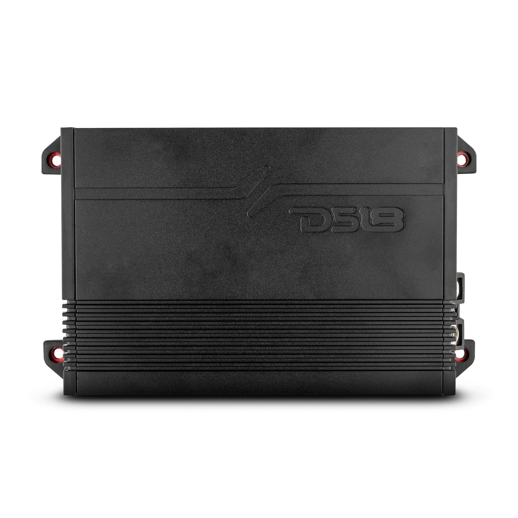 DS18 G700.2D Full-Range Class D 2-Channel Amplifier 700 Watts Max Power 2 Ohm Stable, Bridgeable at 4 Ohm - Low/High Level Inputs - Small and Powerful Car Amplifier for Stereo Sound Systems