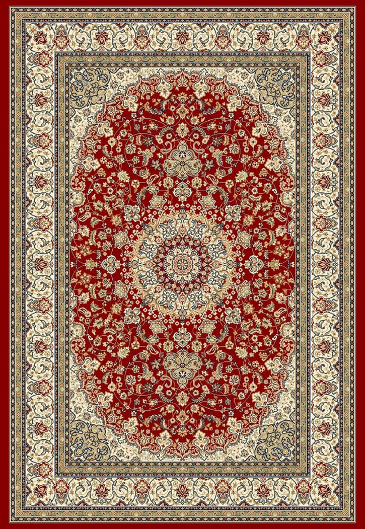 Davinci Nain 14 Red Scatter 2' 0" X 3' 7" Traditional Area Rug