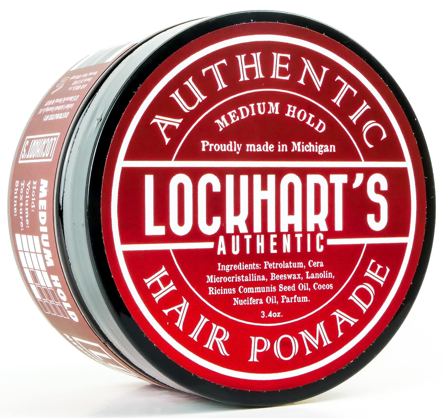 Lockhart's Medium Hold Authentic Hair Pomade 4oz