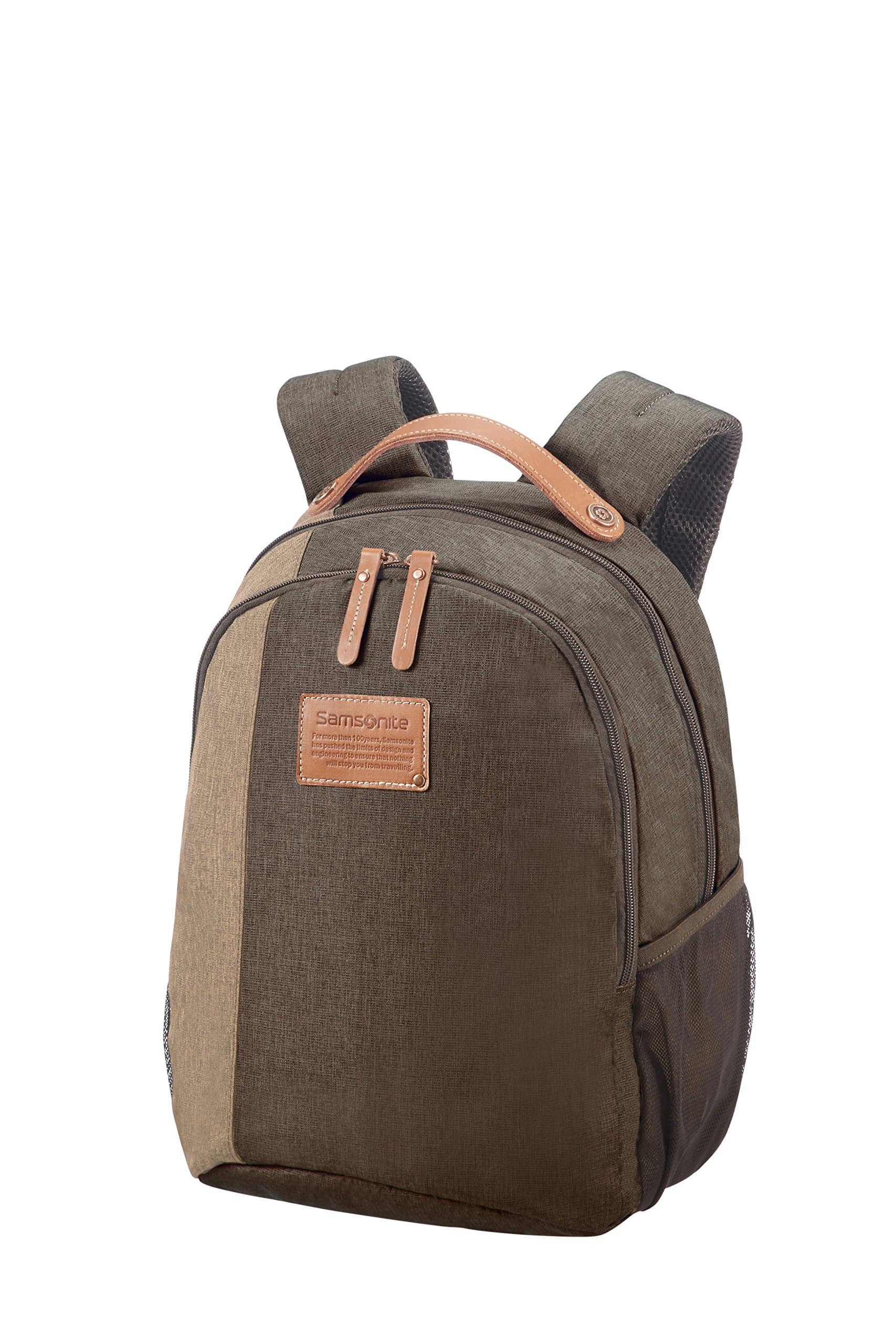 SAMSONITE Rewind Natural - Backpack Small 0.4 KG Casual Daypack, 38 cm, 15 liters, Grey (Rock)