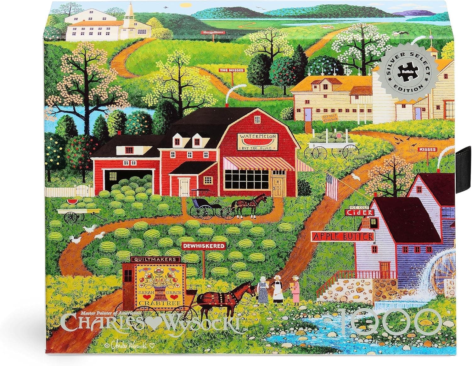 Buffalo Games - Silver Select - Charles Wysocki - Burma Road - 1000 Piece Jigsaw Puzzle