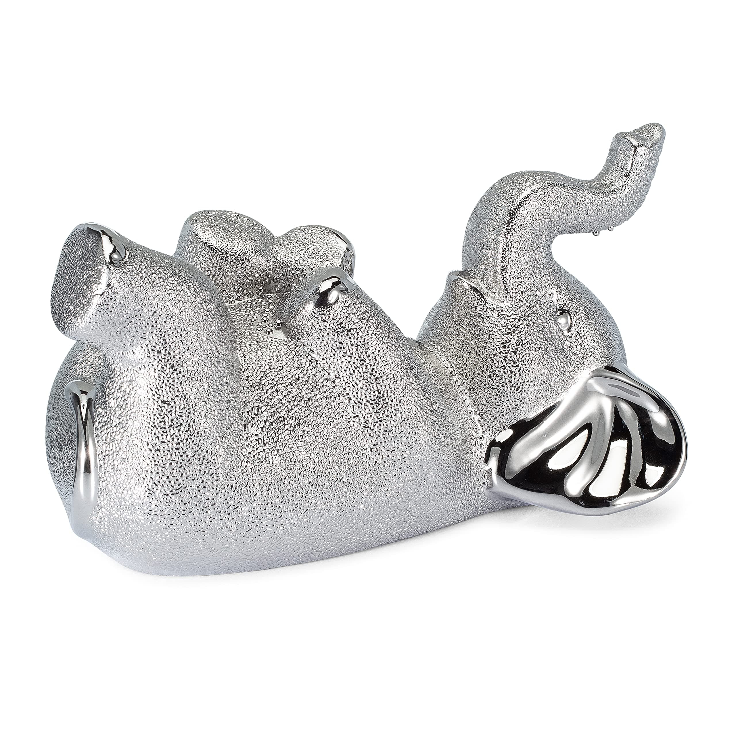 Silver Elephant Statue