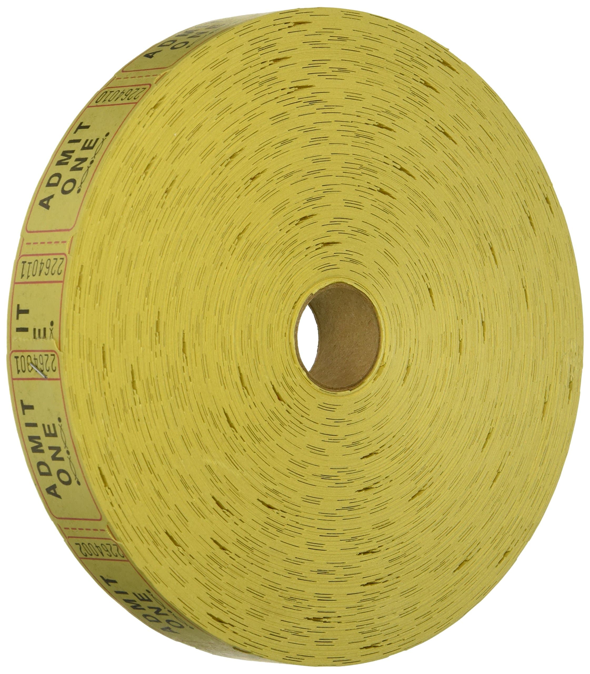 Single Ticket Roll, Yellow