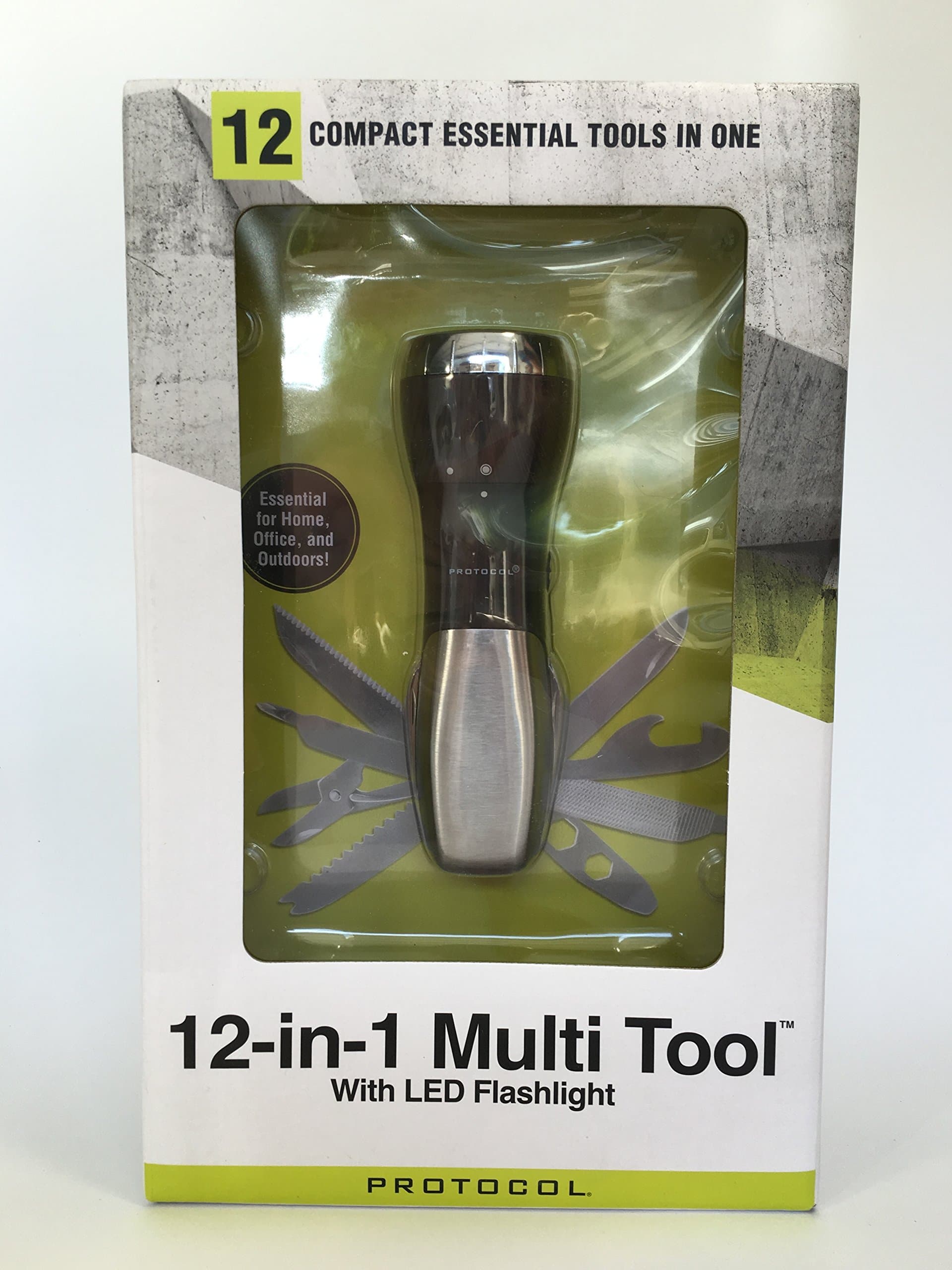 12-in-1 Multi Tool with LED Flashlight