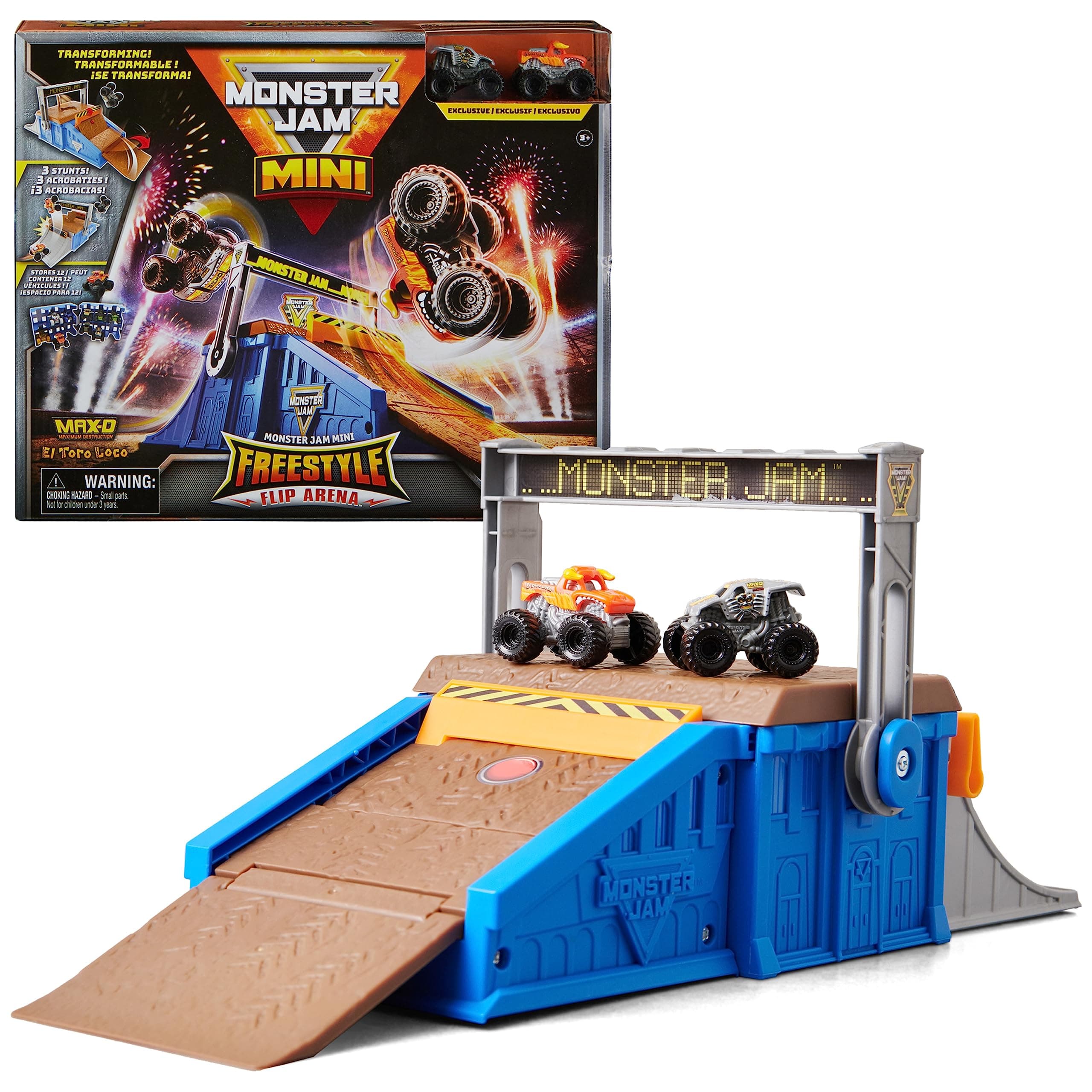 Monster Jam Freestyle Flip Playset