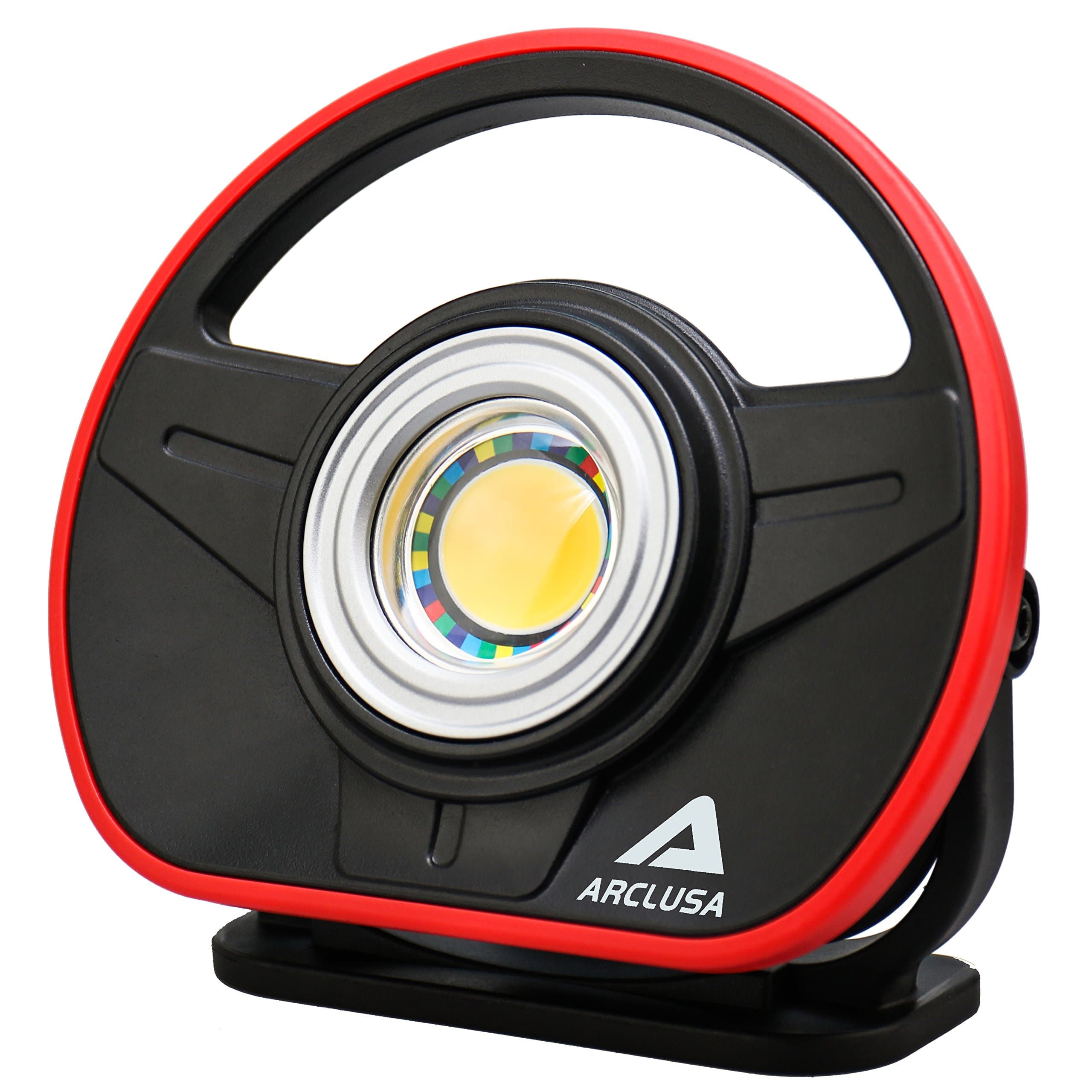 COB 10W LED Work Light Portable with Adjustable Magnetic Stand Cordless 1000 Lumen Color Match, Rechargeable Waterproof Flood Light for Automotive, Car, Garage