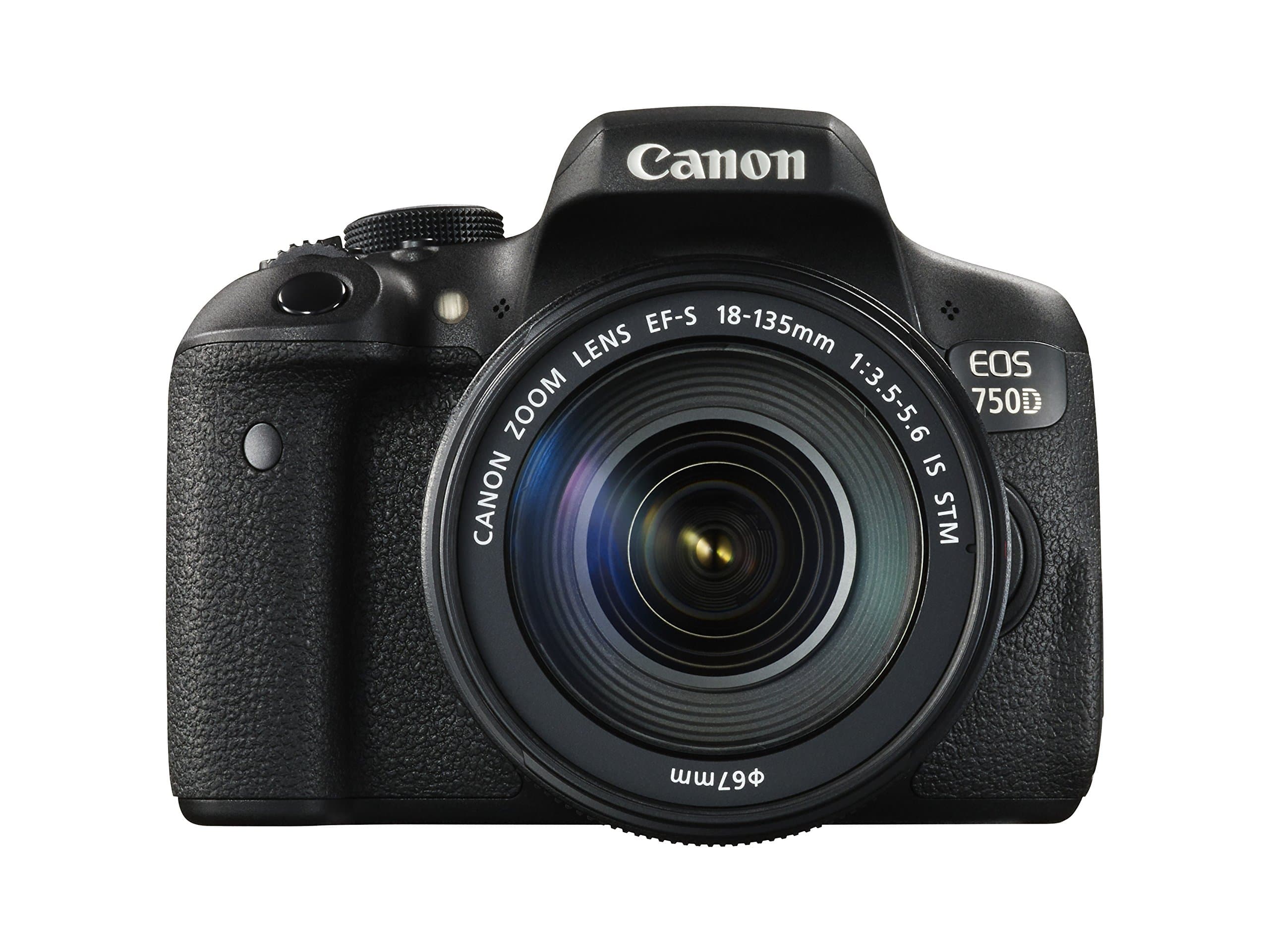 EOS 750D Digital SLR Body Only Camera with EF-S 18-135 mm IS STM (24.2 MP, CMOS Sensor) 3-Inch LCD Screen