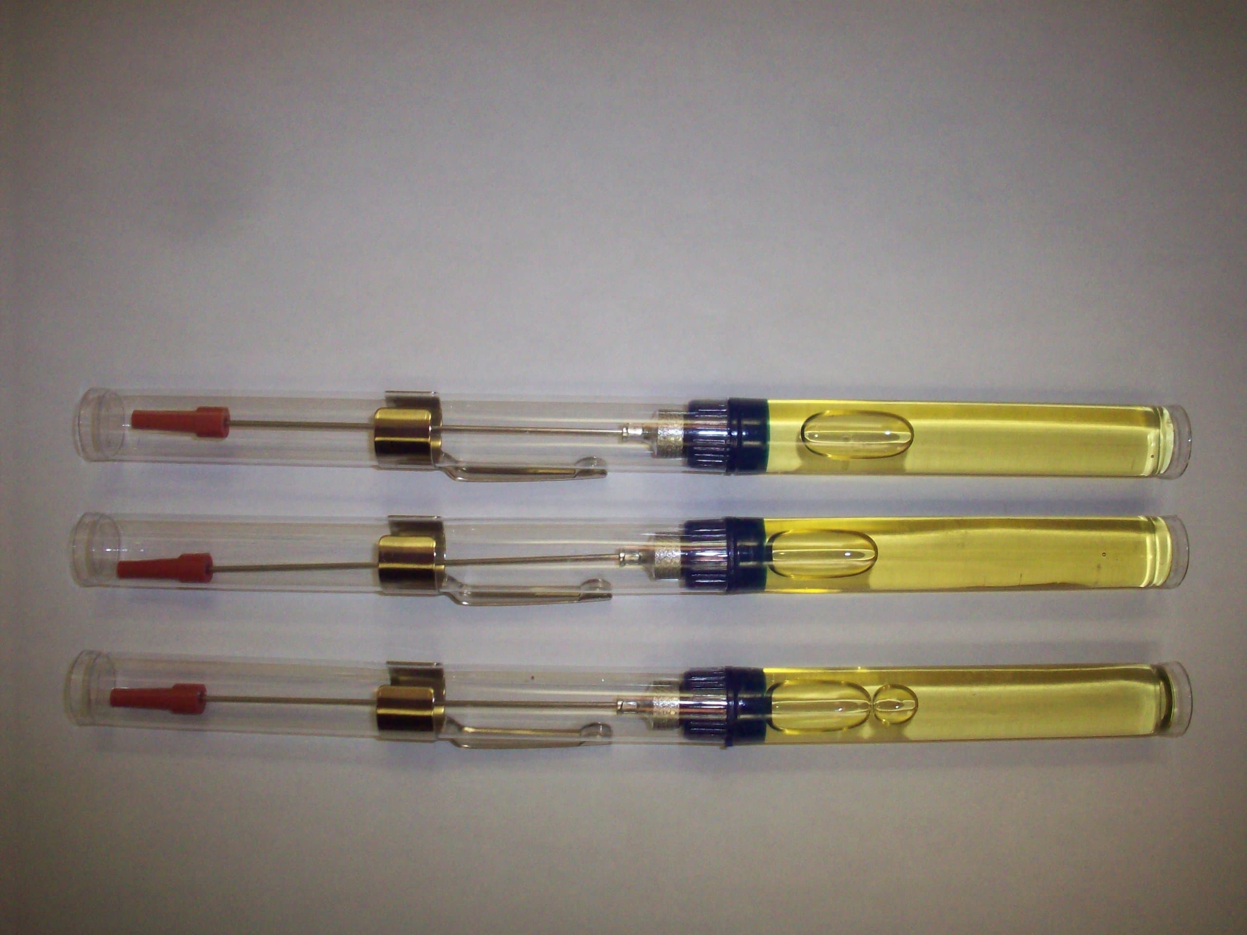 3 Pack Clock Oil Pen Oiler with 3 1/4" Needle